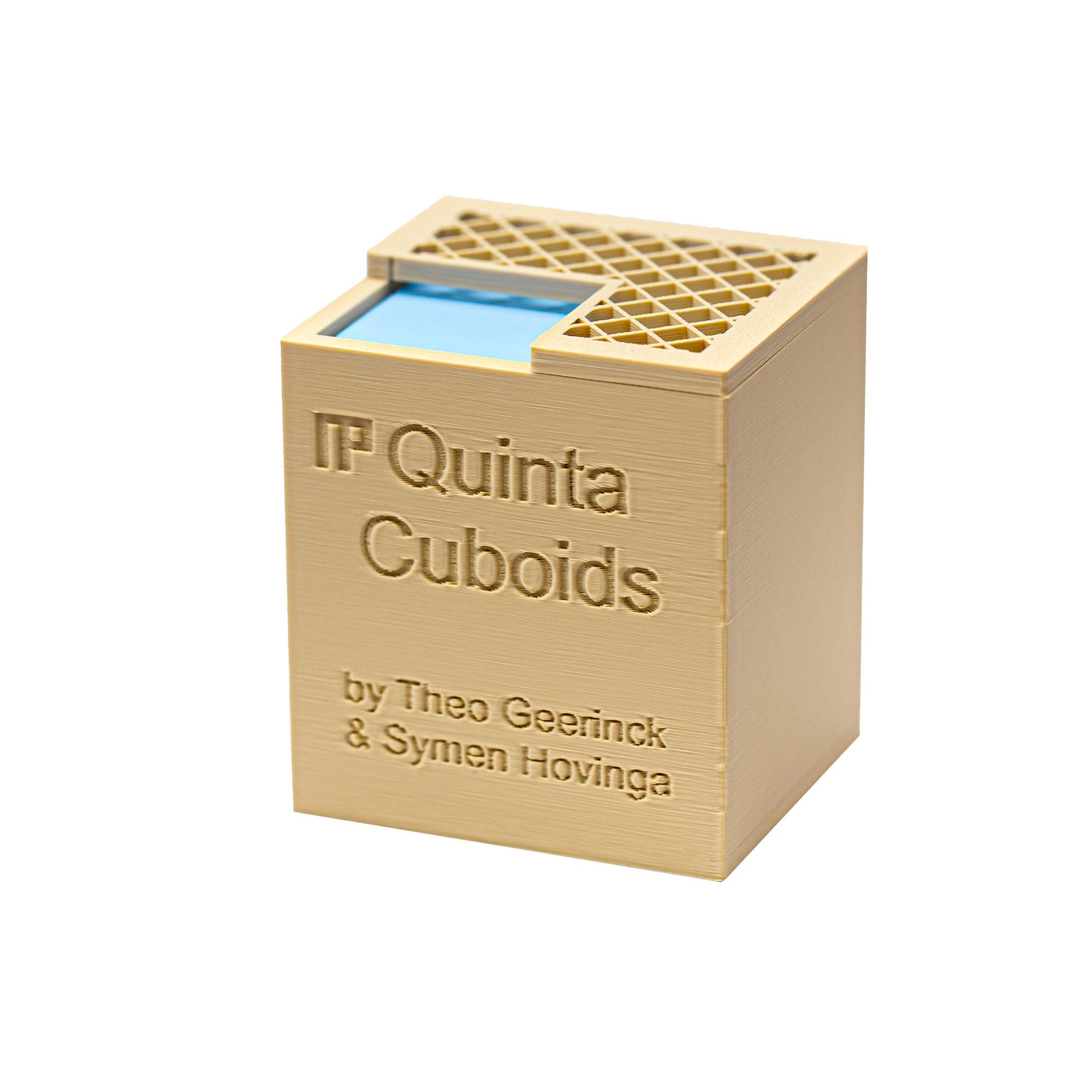 Quinta Cuboids. Fit 5 parts inside the box.