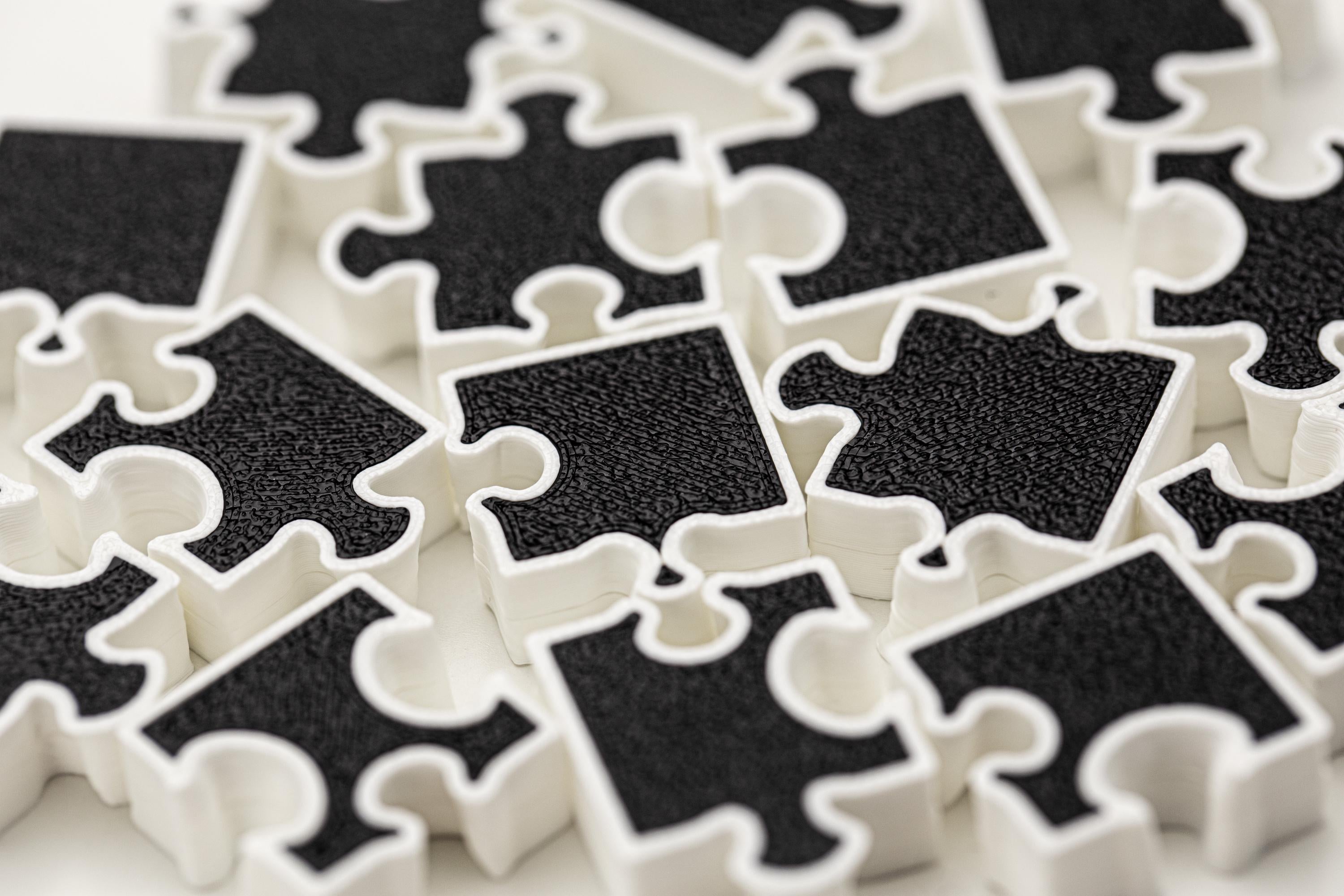 Sixteen piece Jigsaw. Much harder than it looks.