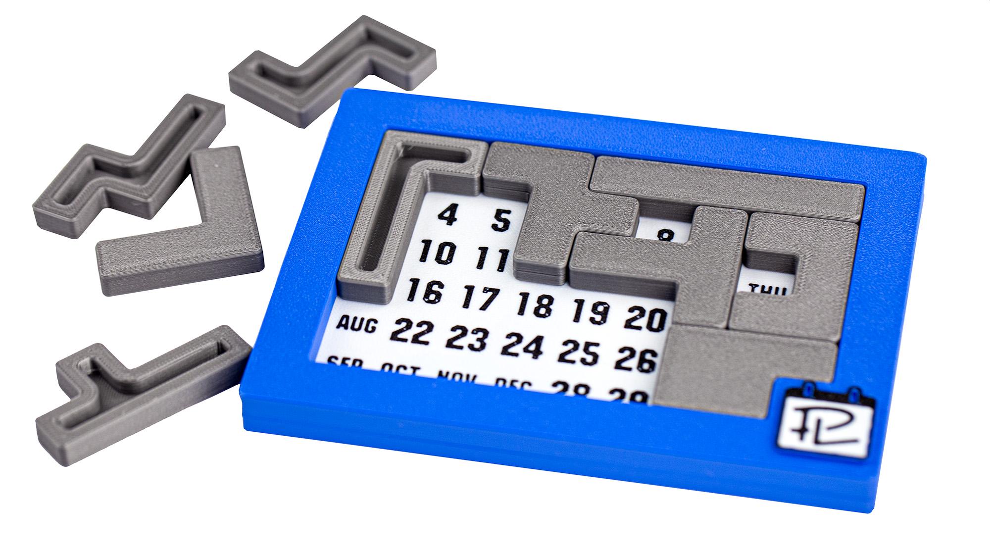 Calendar puzzle. Each day a new challenge.