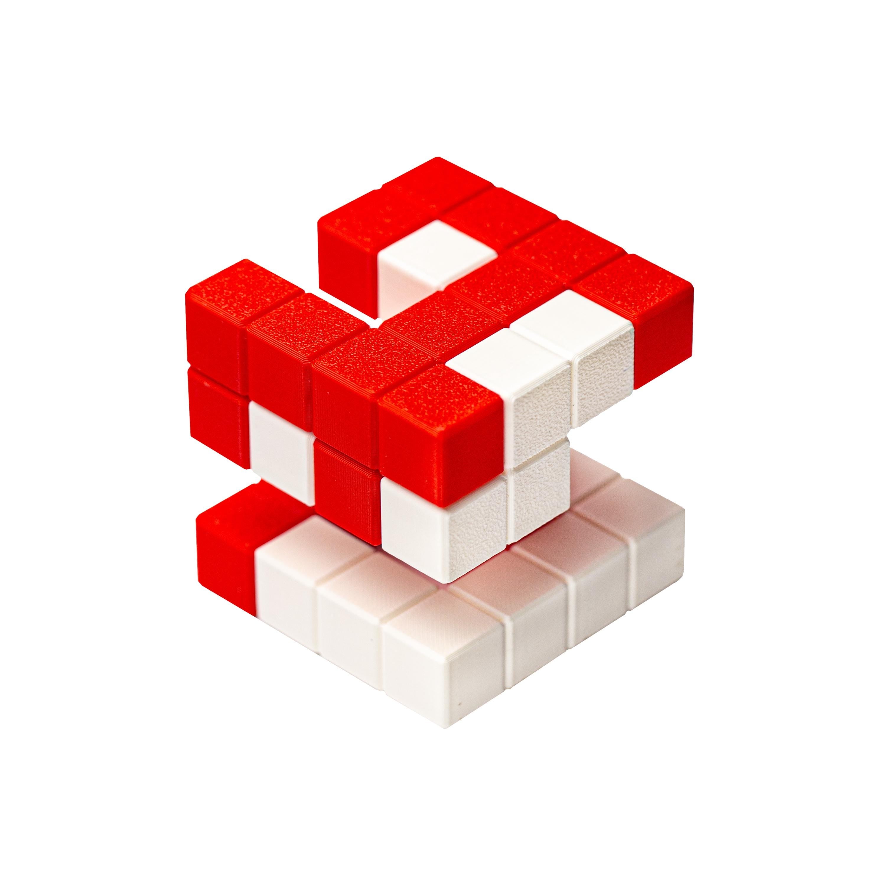Gabaritus puzzle. Just 2 parts but can you put them together?