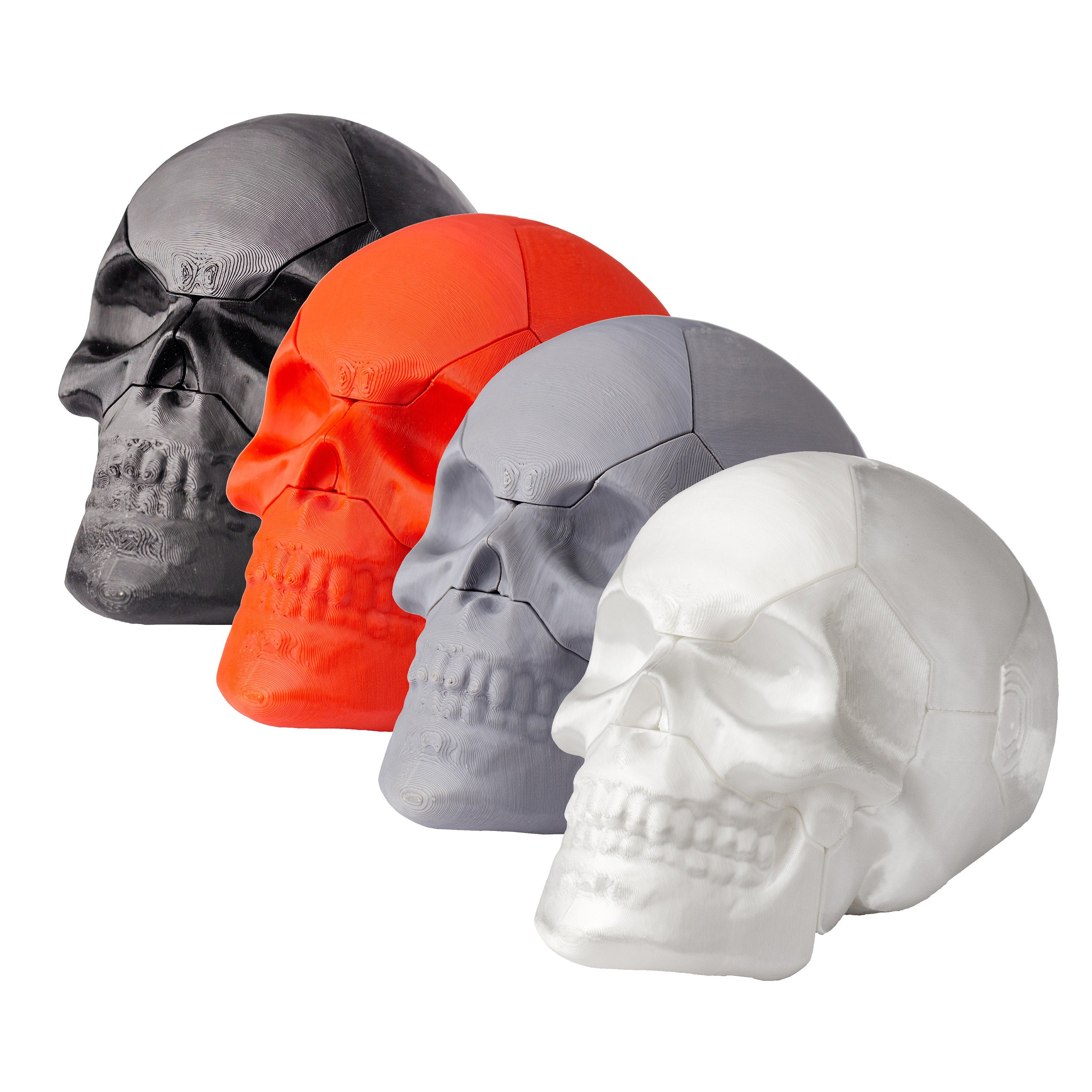 Six piece Skull puzzle