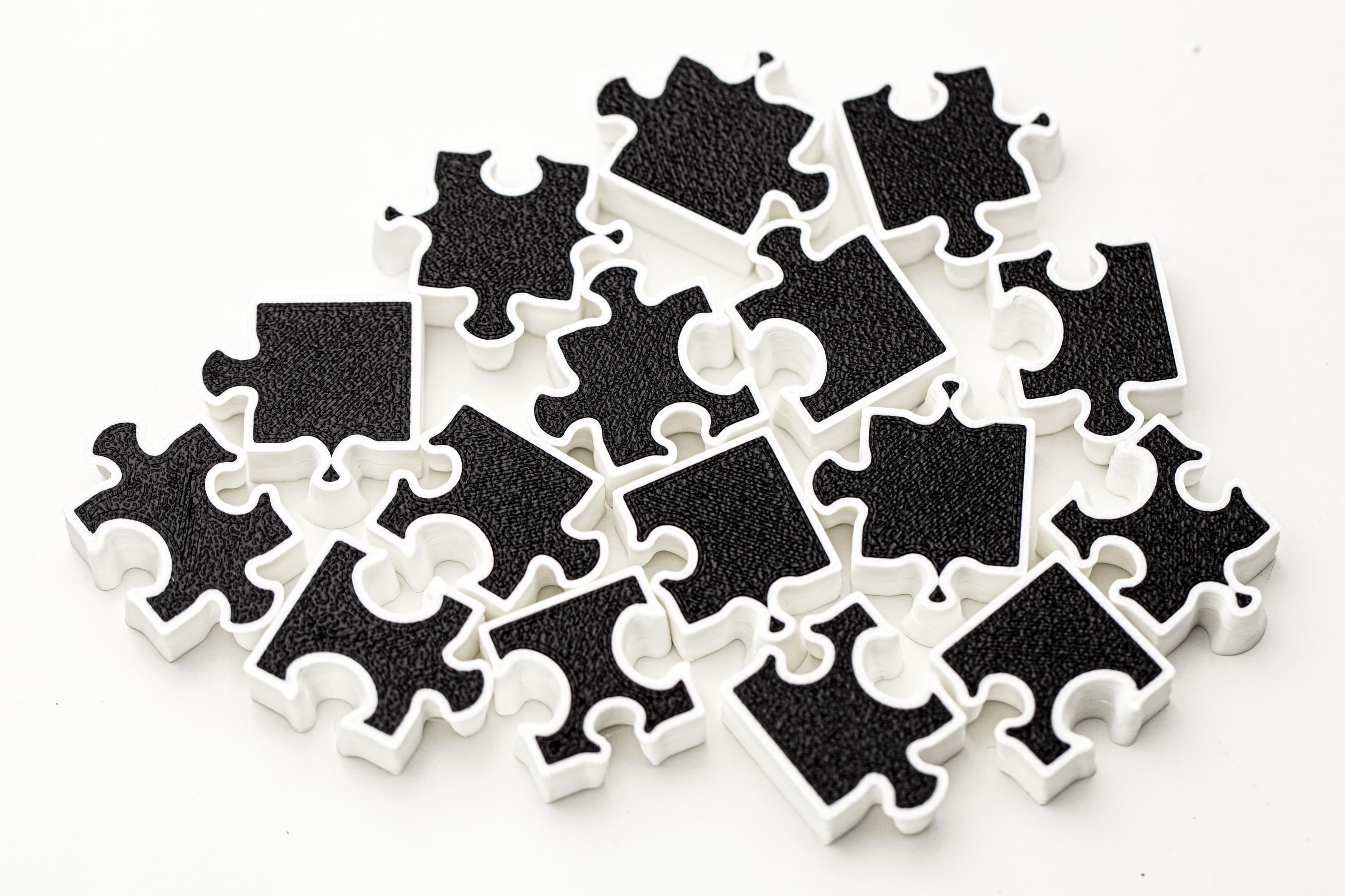 Sixteen piece Jigsaw. Much harder than it looks.
