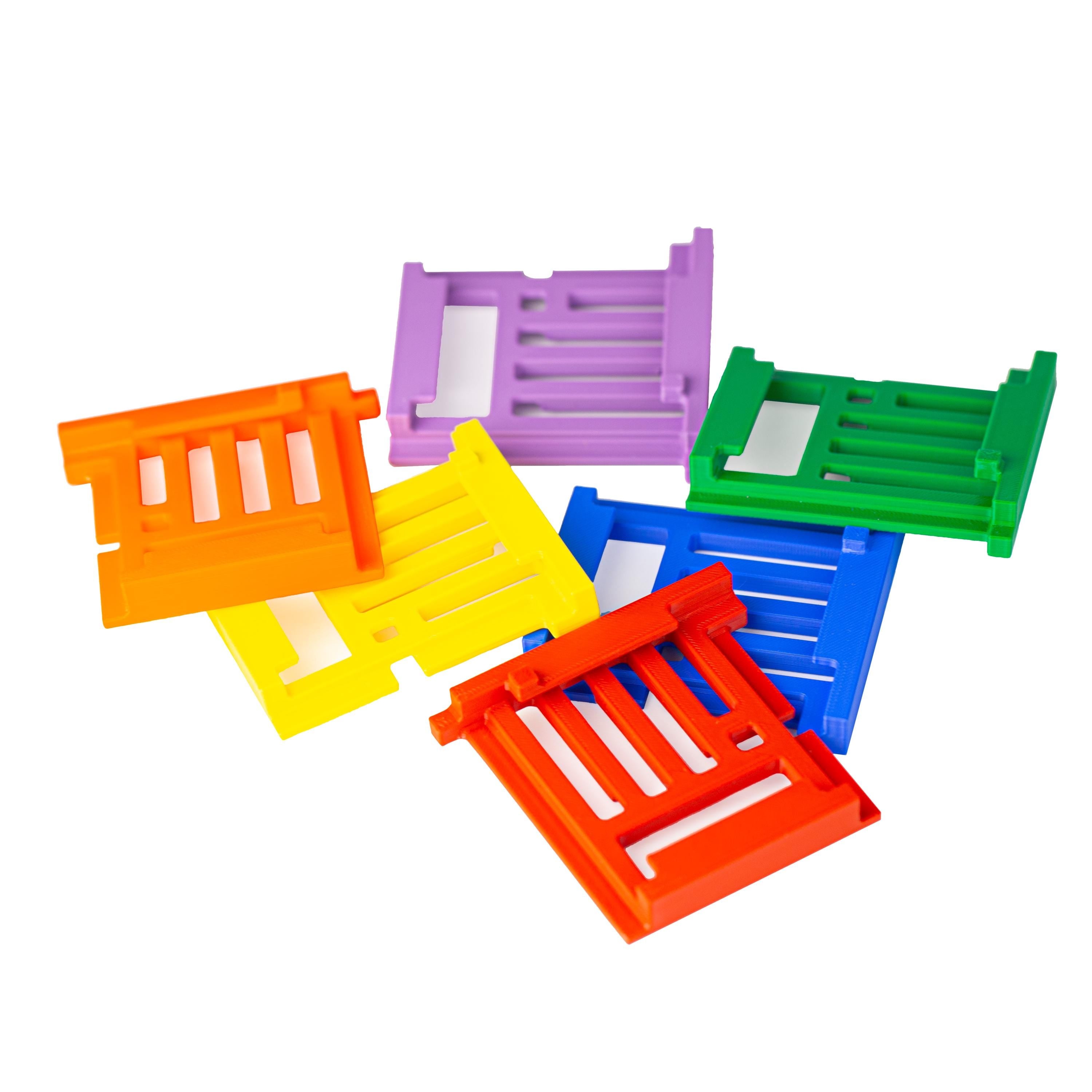 100+ steps Rainbow Drawers puzzle. Designed by Bram Cohen.