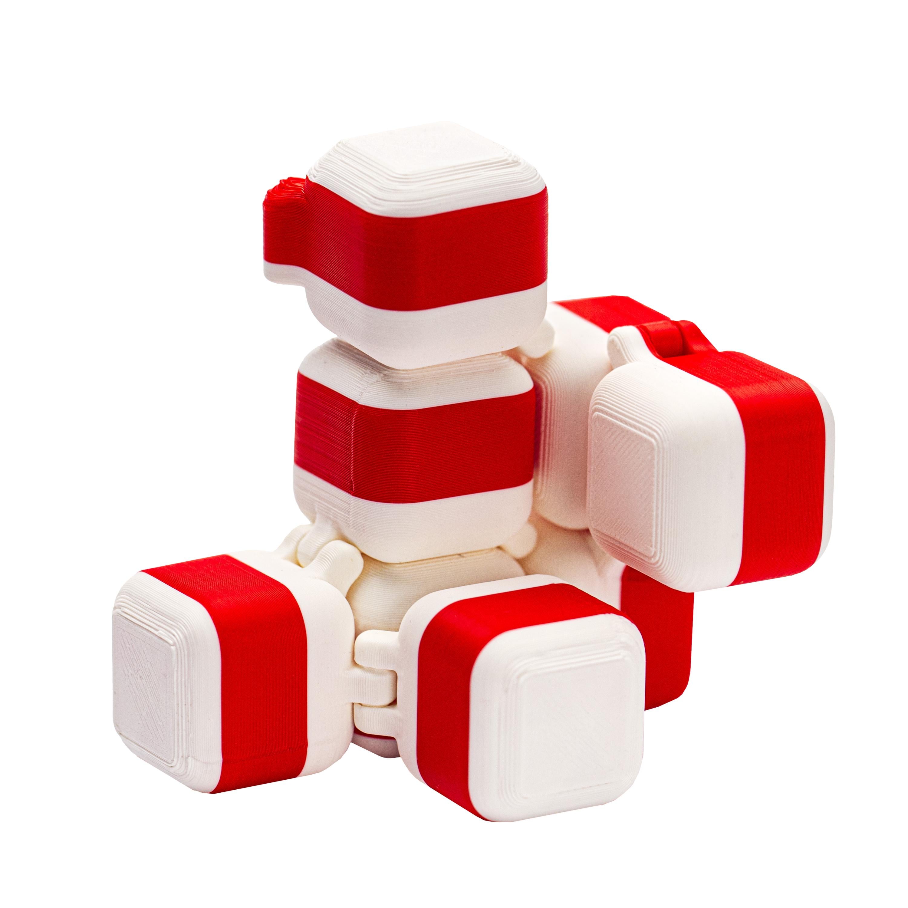 How hard is it to make a 2x2x2 cube? Bram's hinged cube.