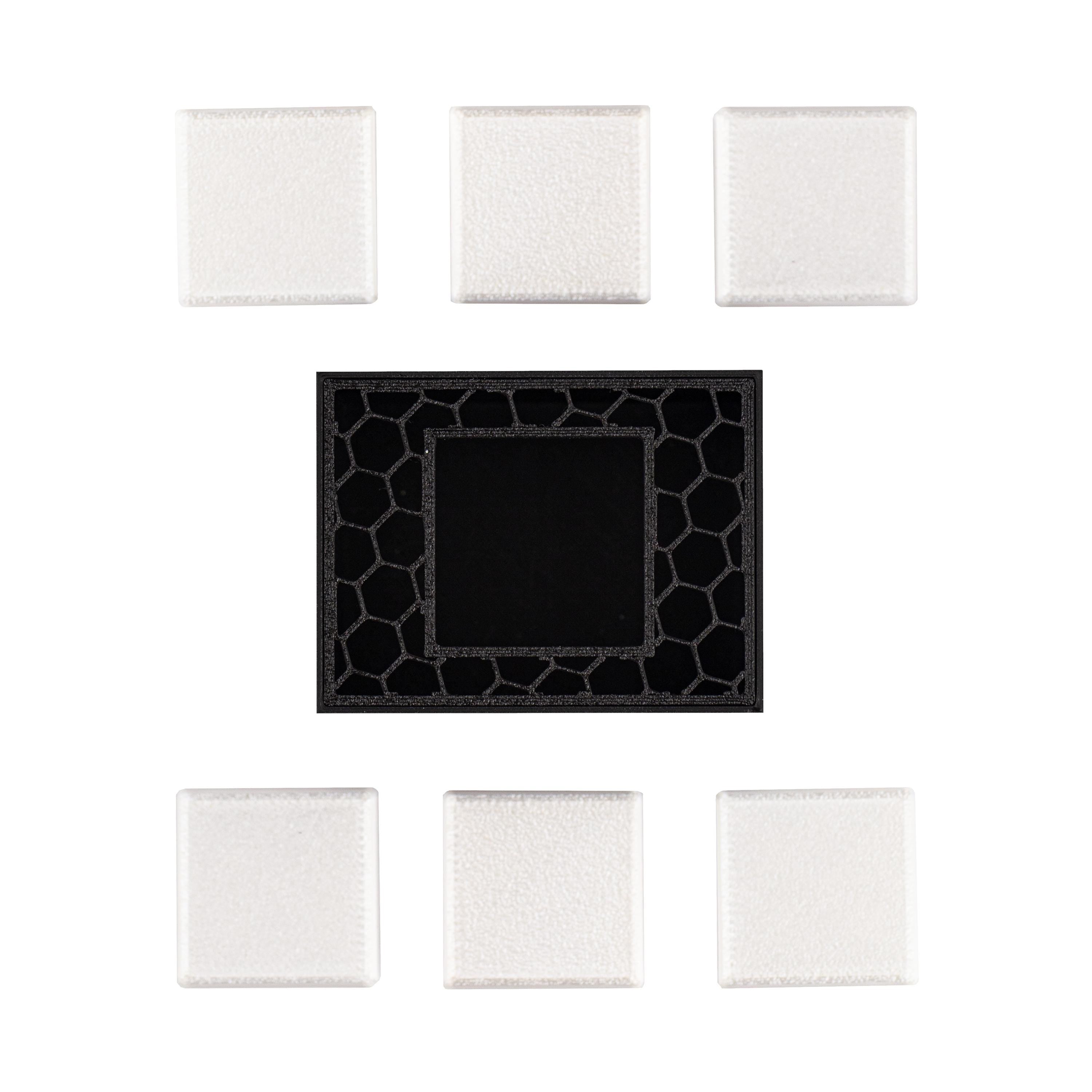 Quadro puzzle. Can you pack all 6 parts inside the box?