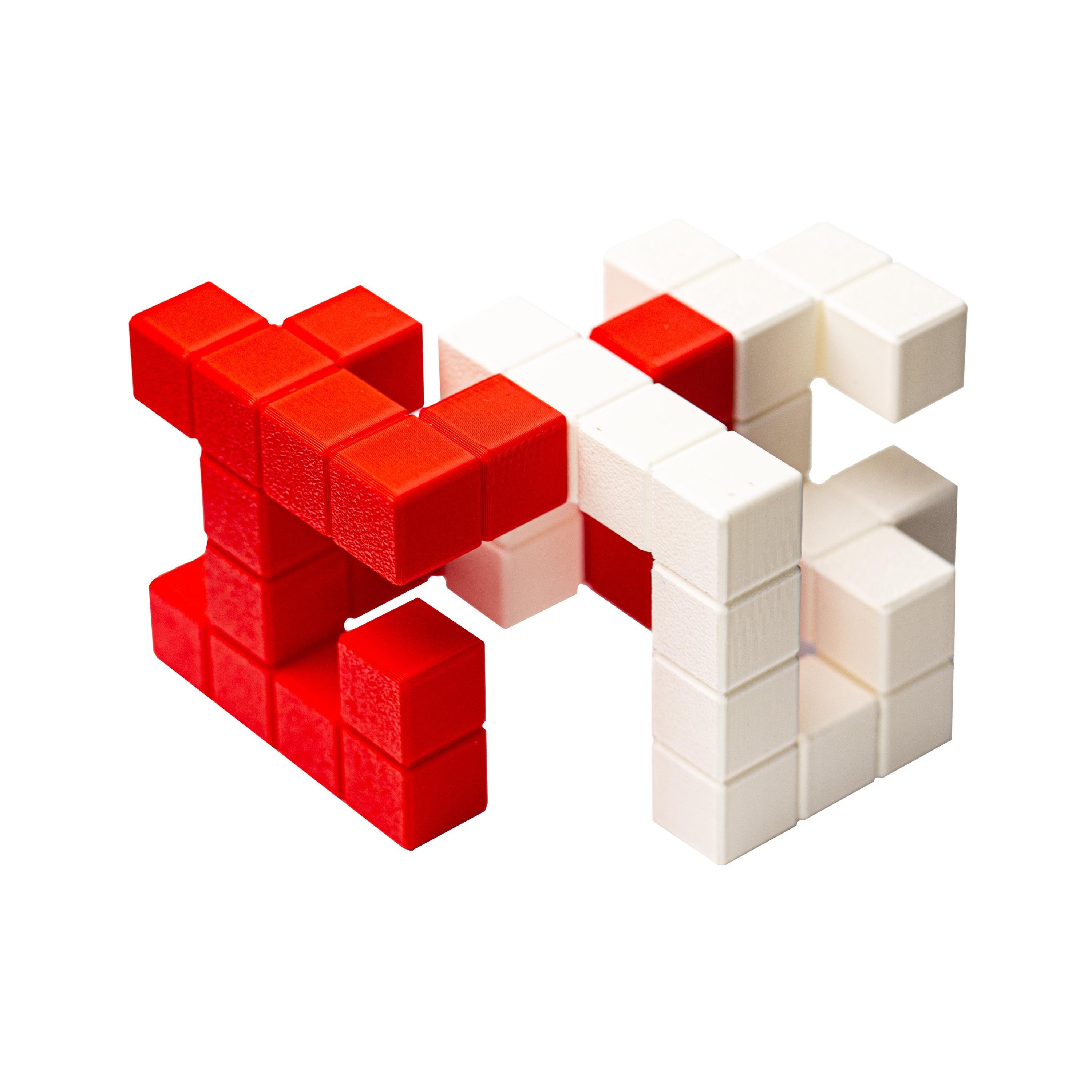 Gabaritus puzzle. Just 2 parts but can you put them together?
