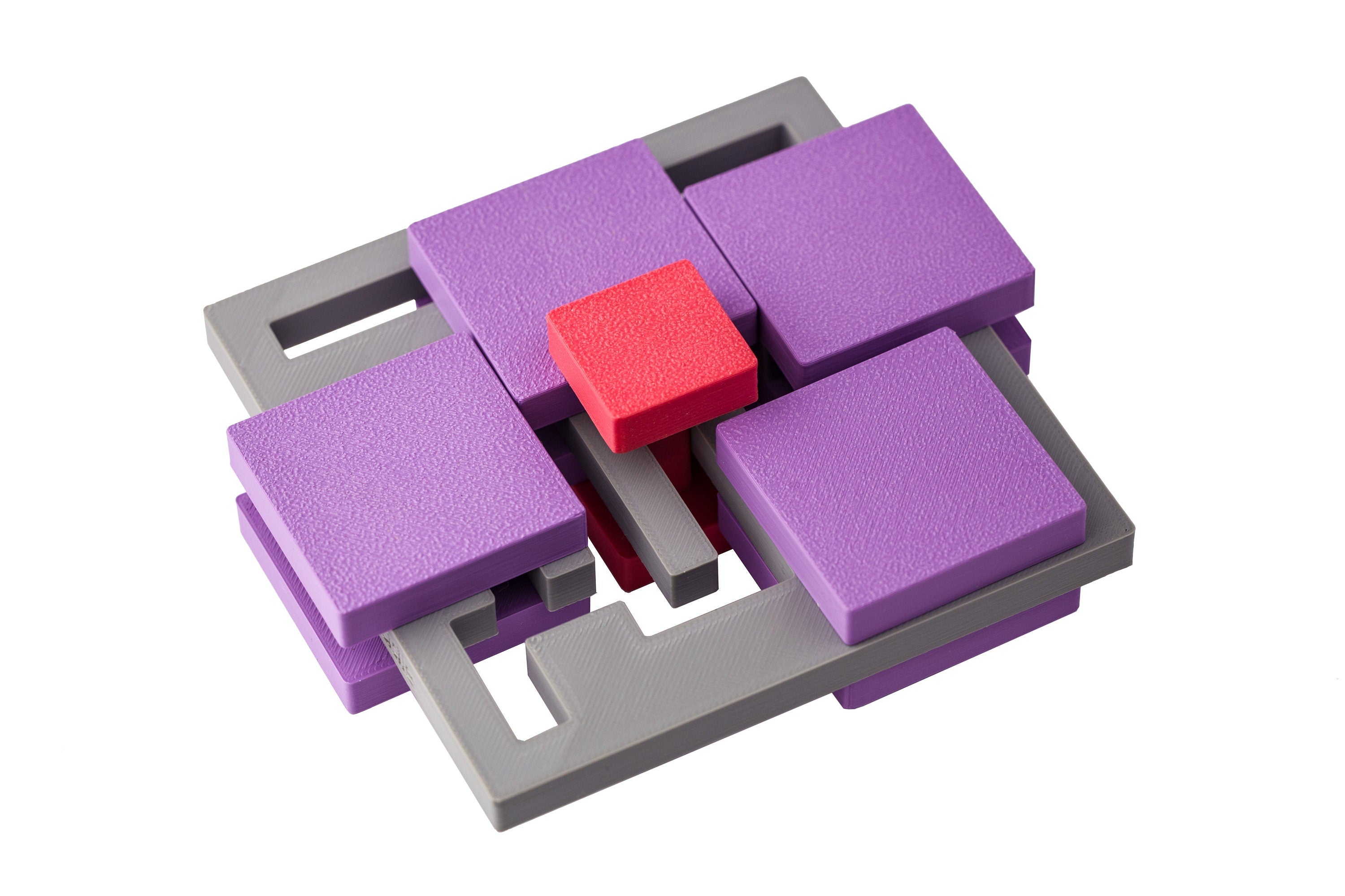 Stuck in the middle. 3d printed puzzle.