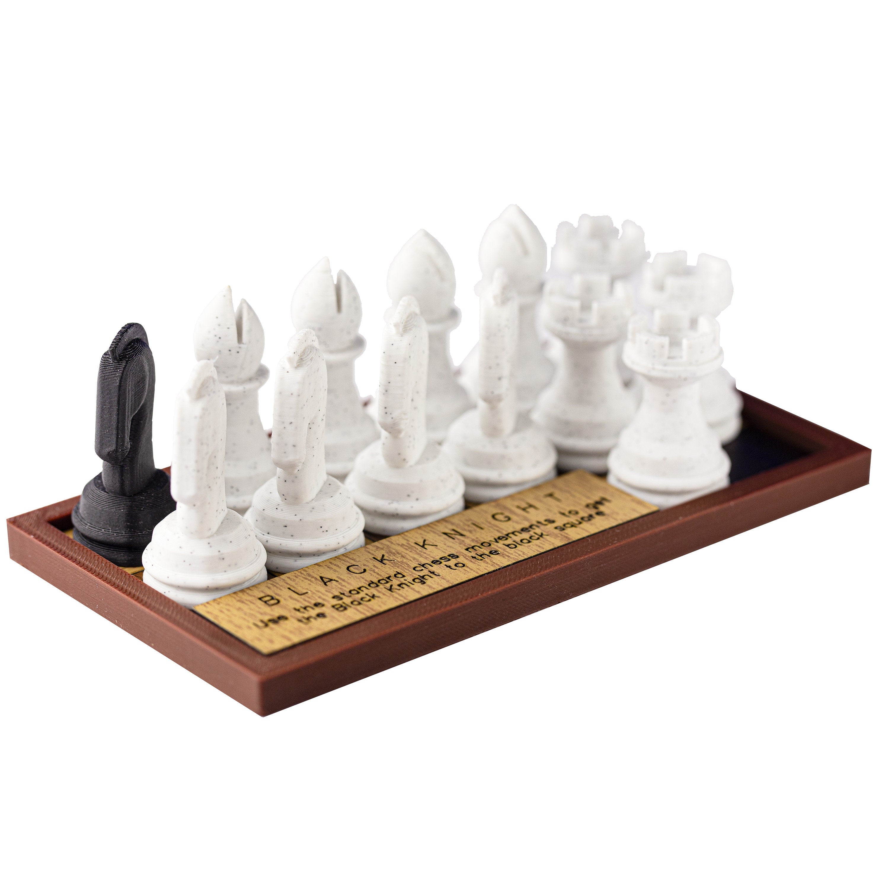 Black Knight puzzle. A fun mix of chess and puzzle.