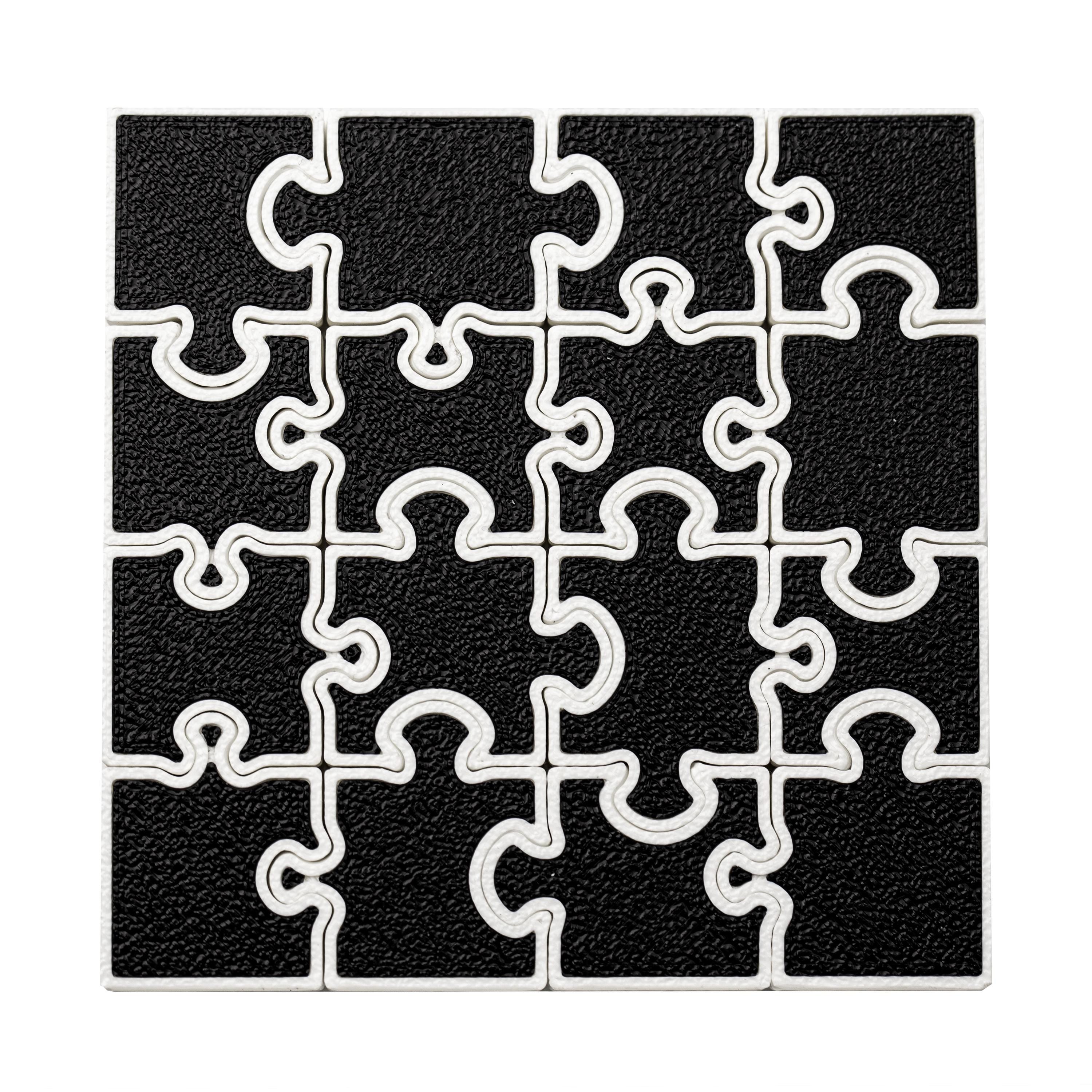 Sixteen piece Jigsaw. Much harder than it looks.