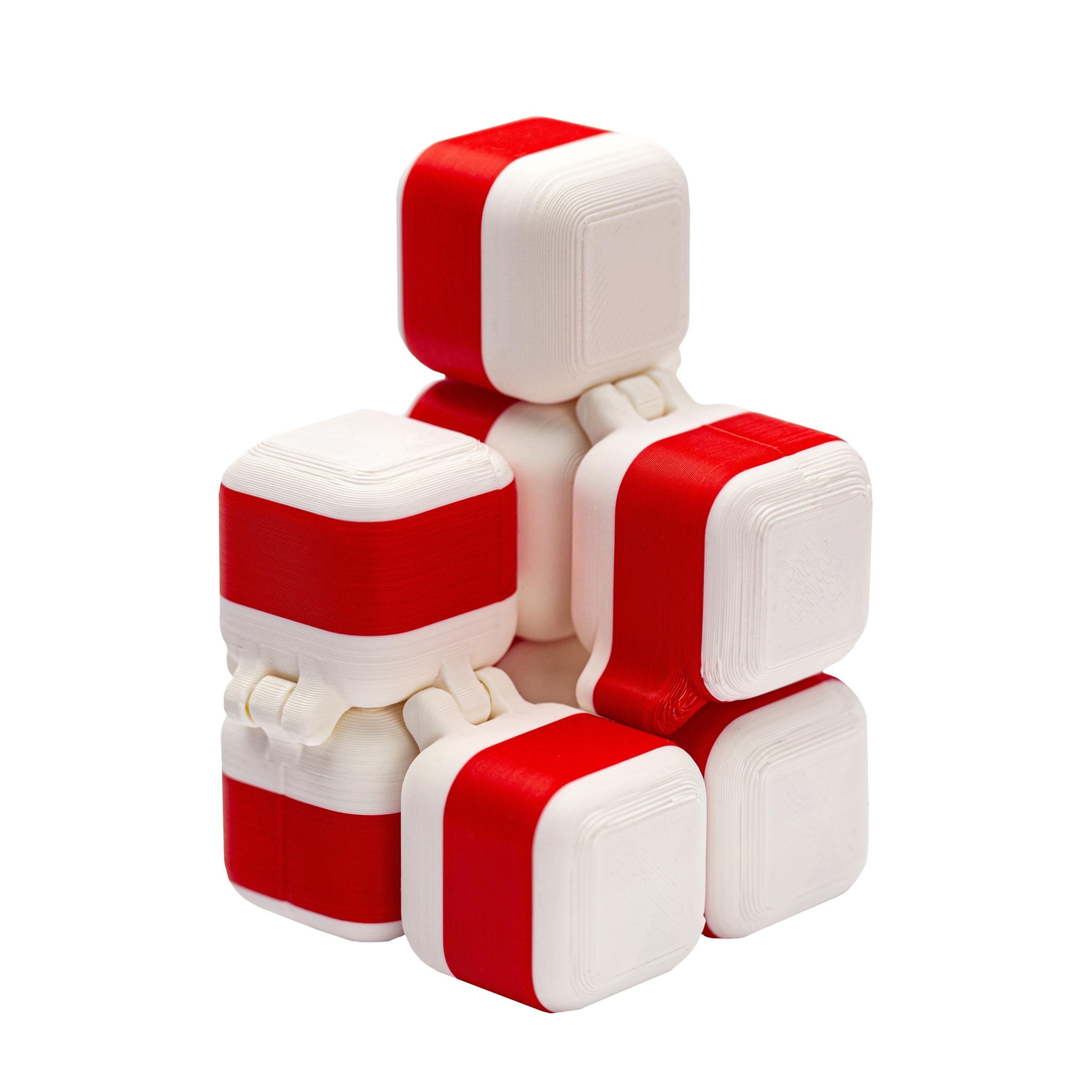 How hard is it to make a 2x2x2 cube? Bram's hinged cube.