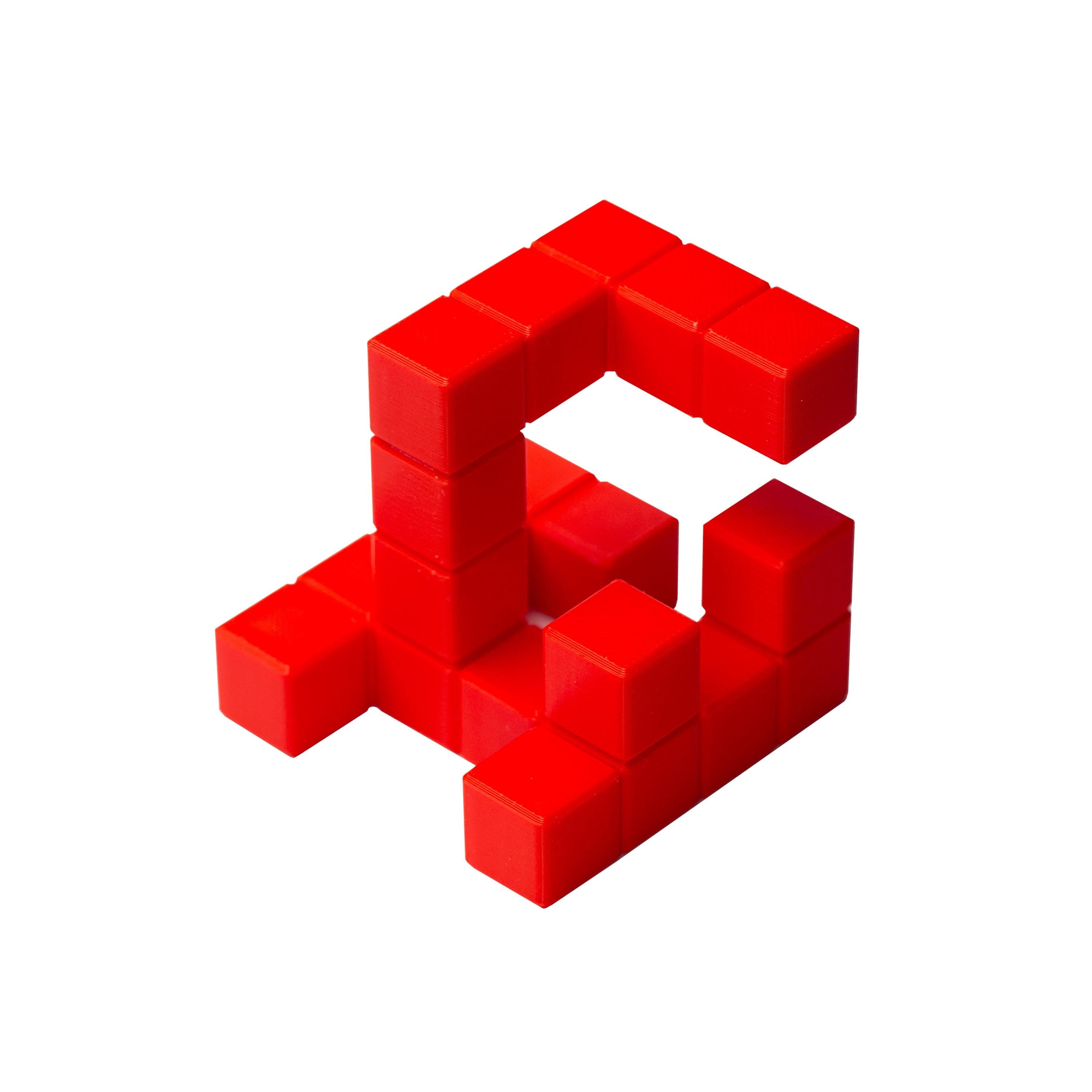 Gabaritus puzzle. Just 2 parts but can you put them together?