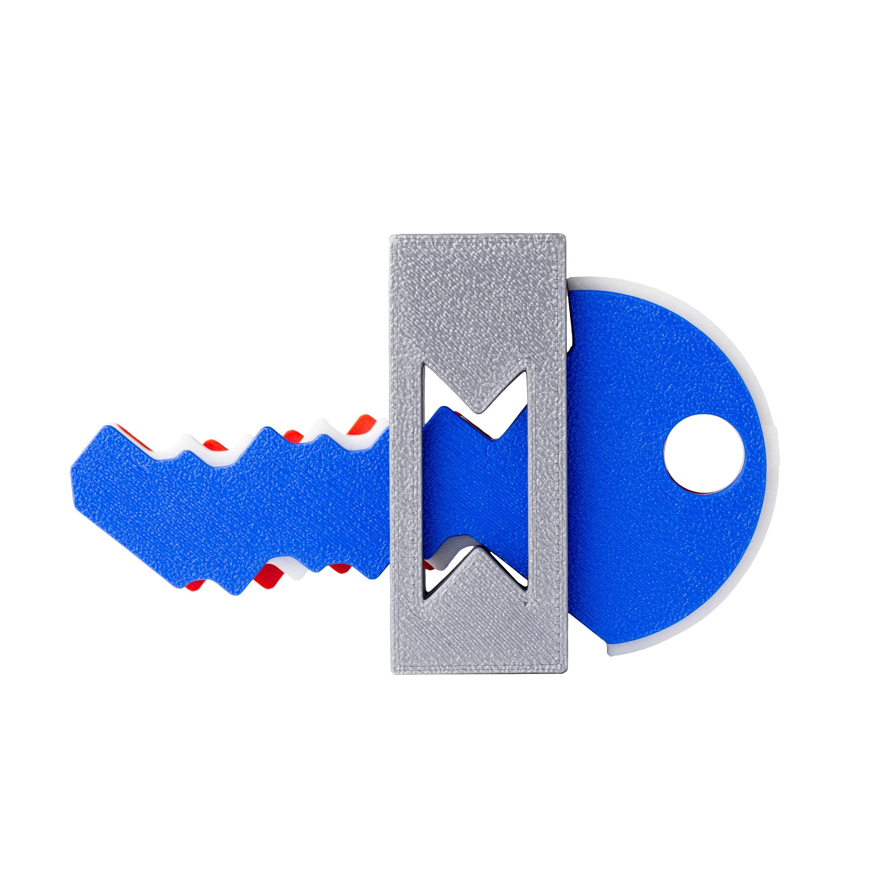 Oskar Key puzzle. 55 steps to solve.