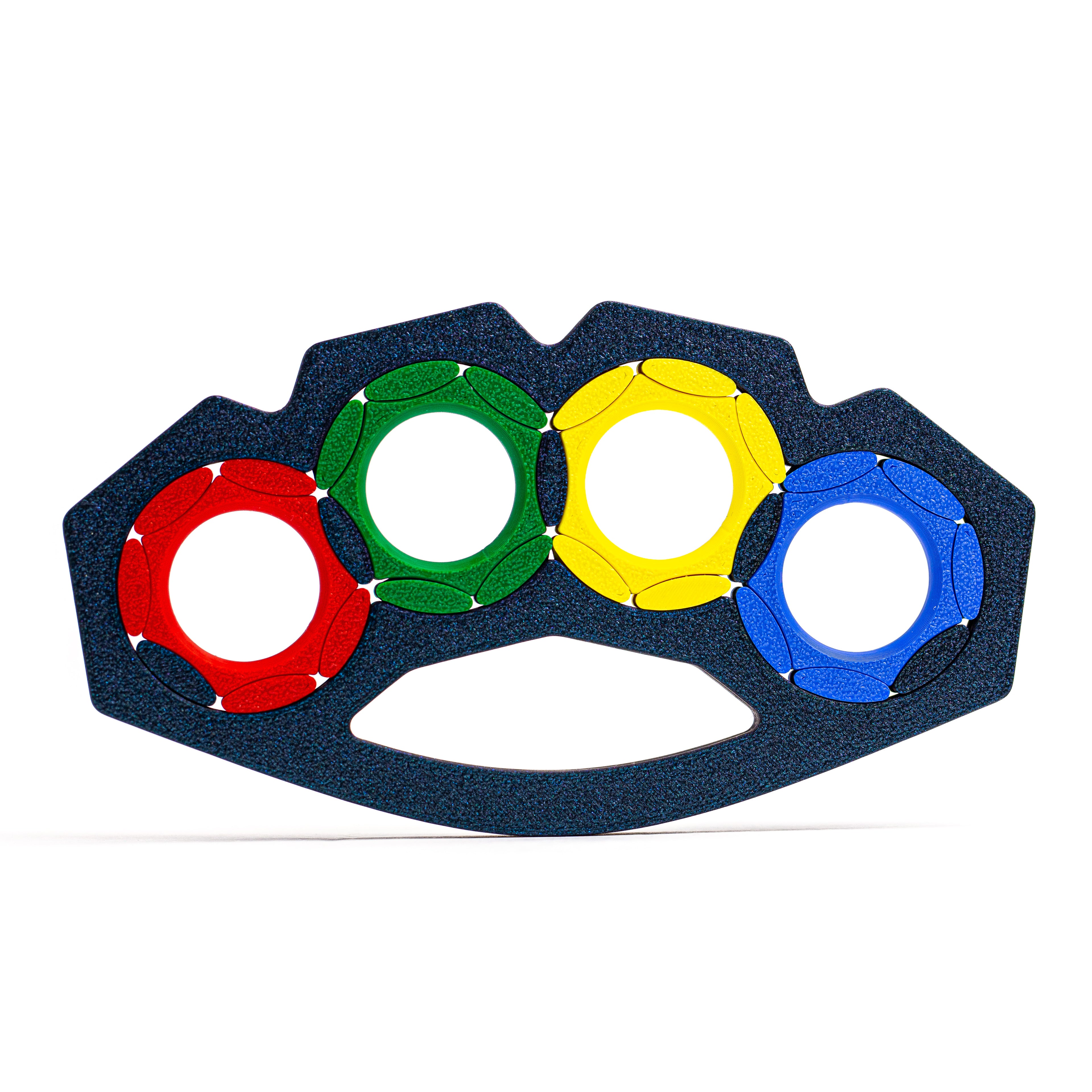 Casse-tête puzzle. Mix all colors and put them back.