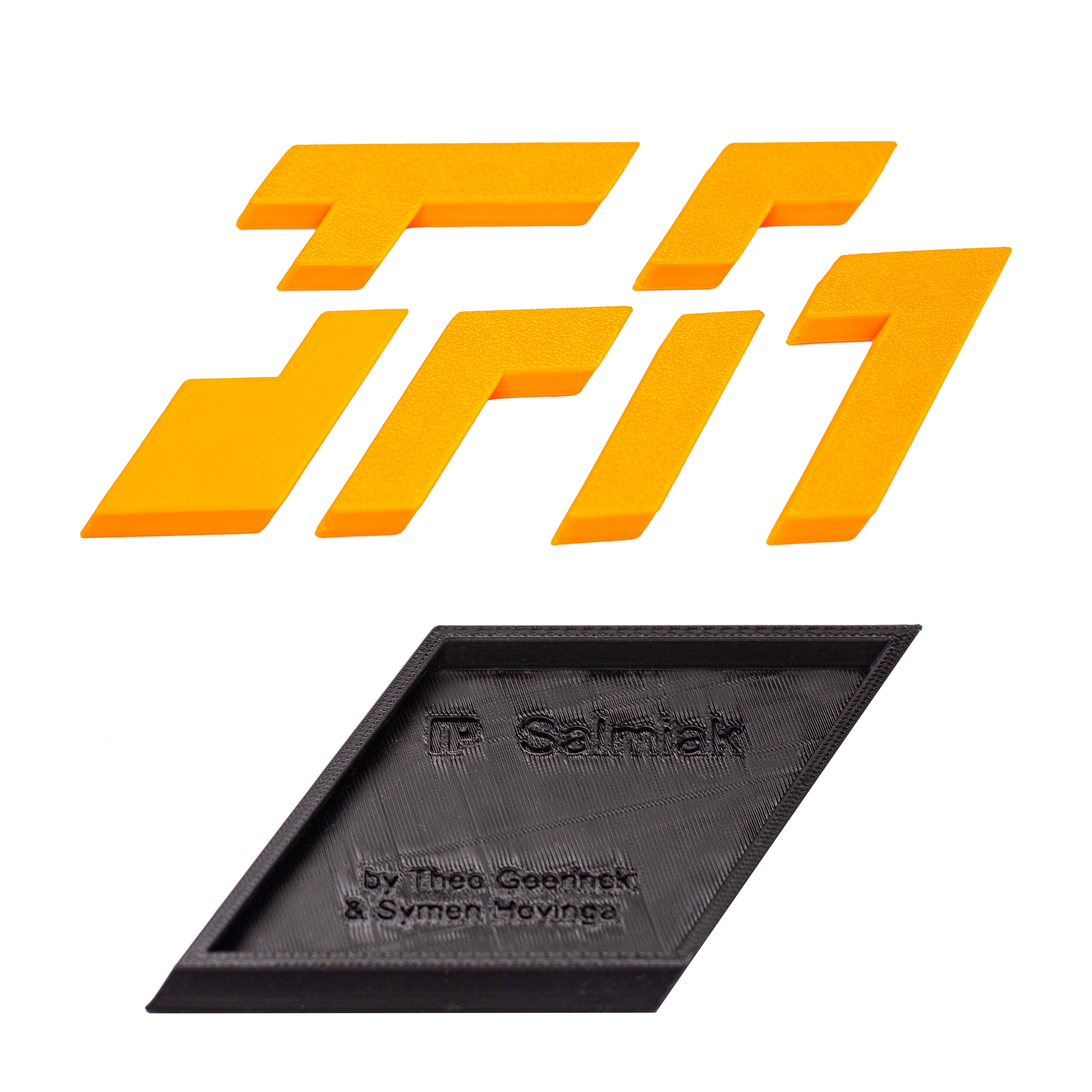 Salmiak - fit 6 parts inside the frame. Much harder and confusing than it looks