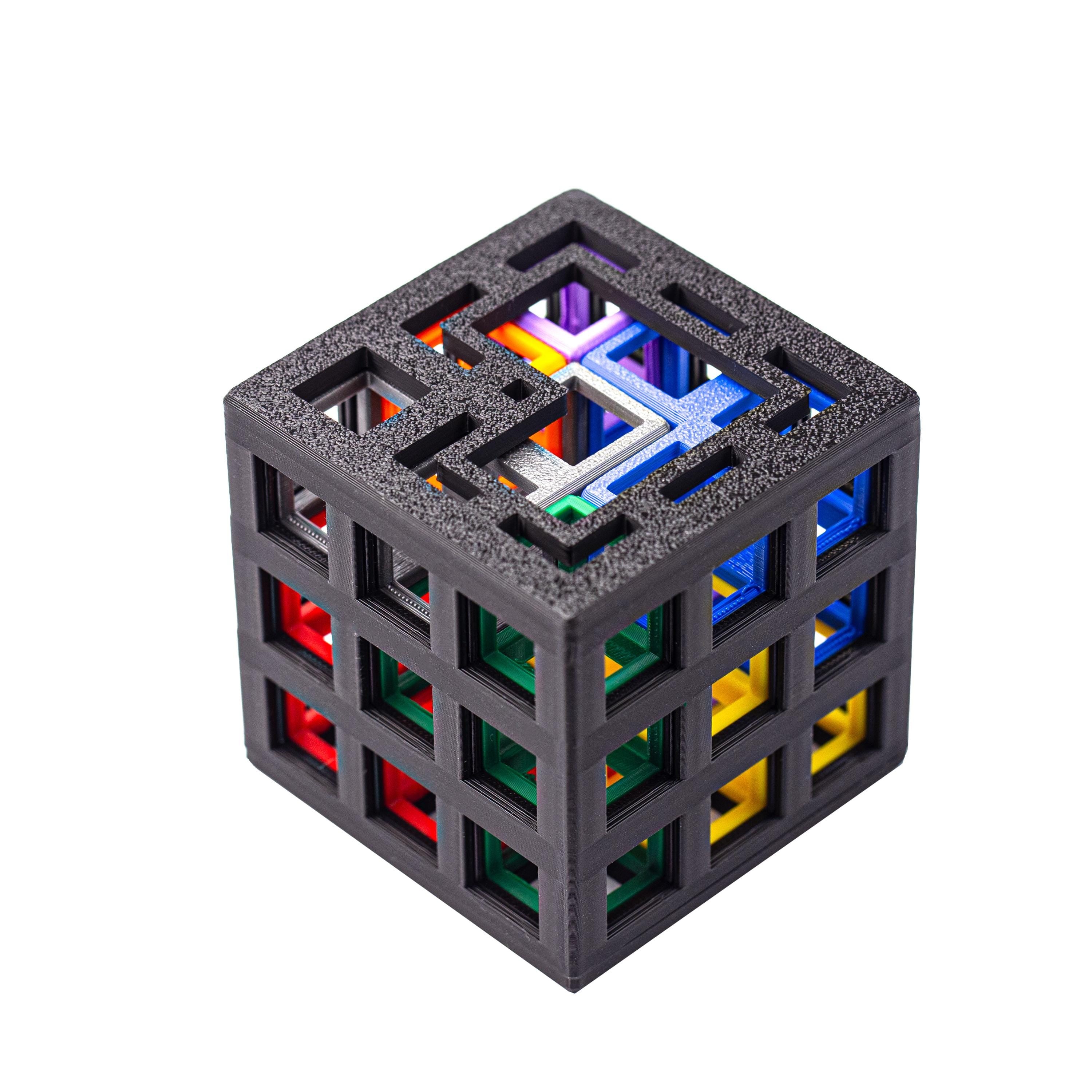TOWER OF SOMA. Fit all parts inside the frame