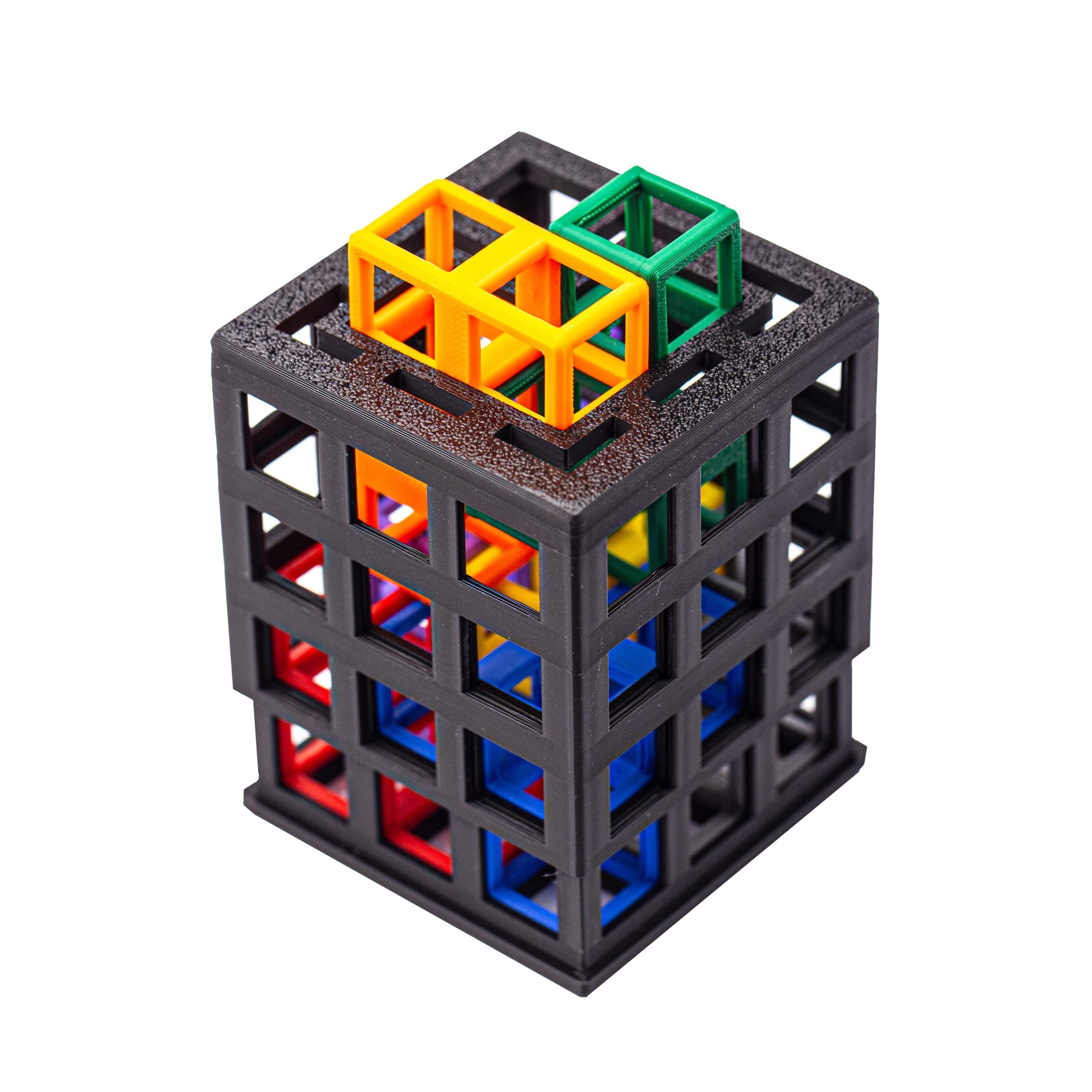 TOWER OF SOMA. Fit all parts inside the frame