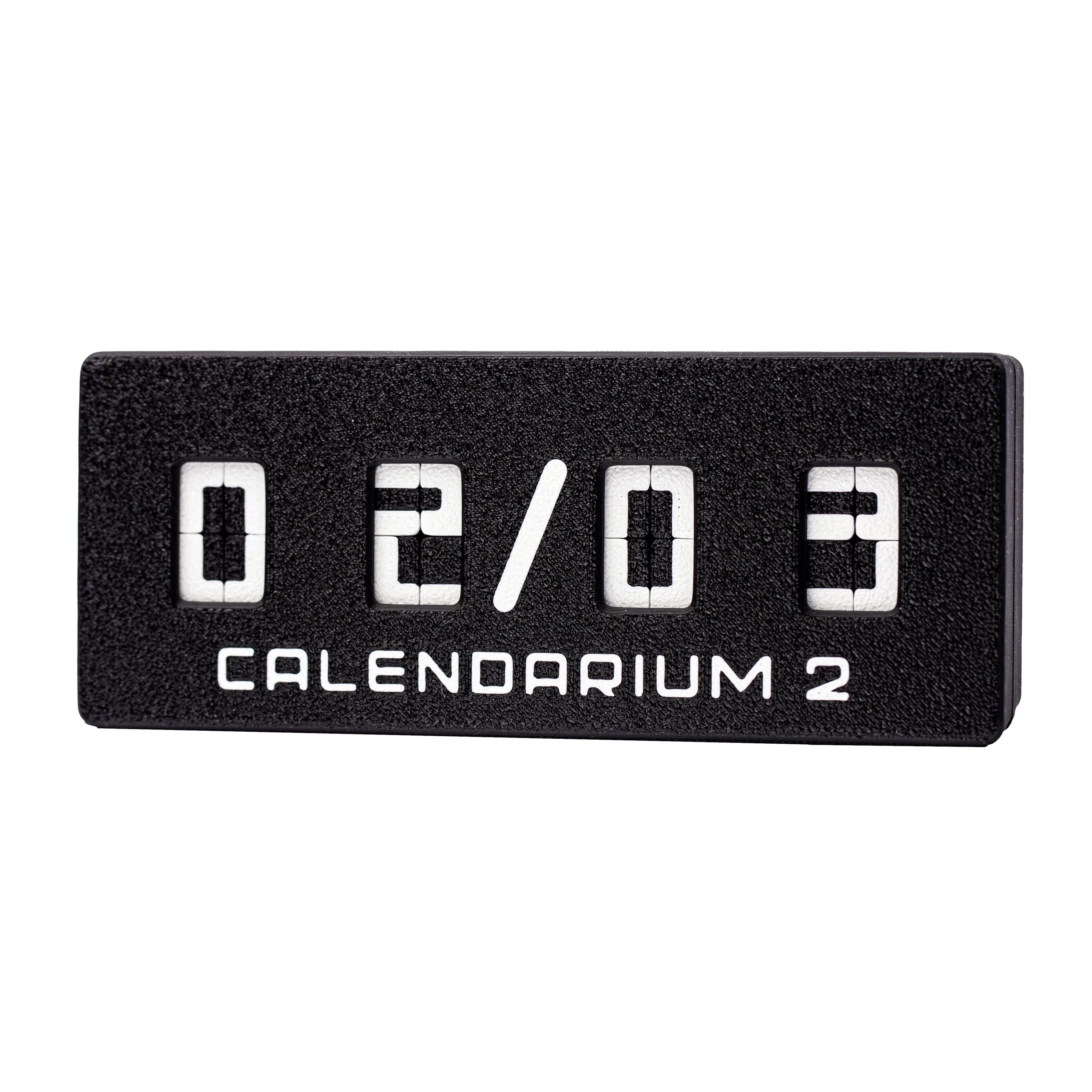Calendarium puzzle. 365+ possible dates and solutions.