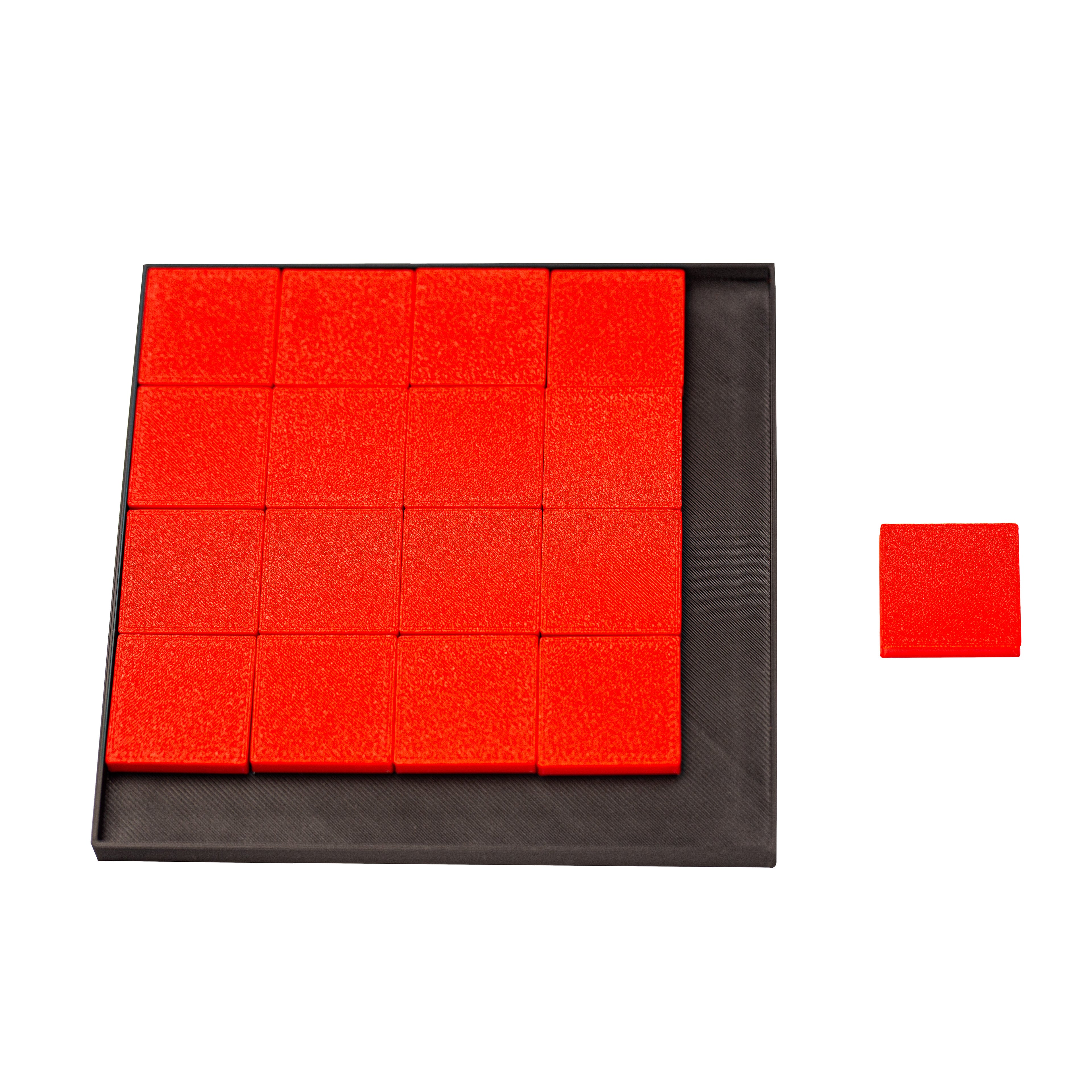 17 Squares Packing Puzzle