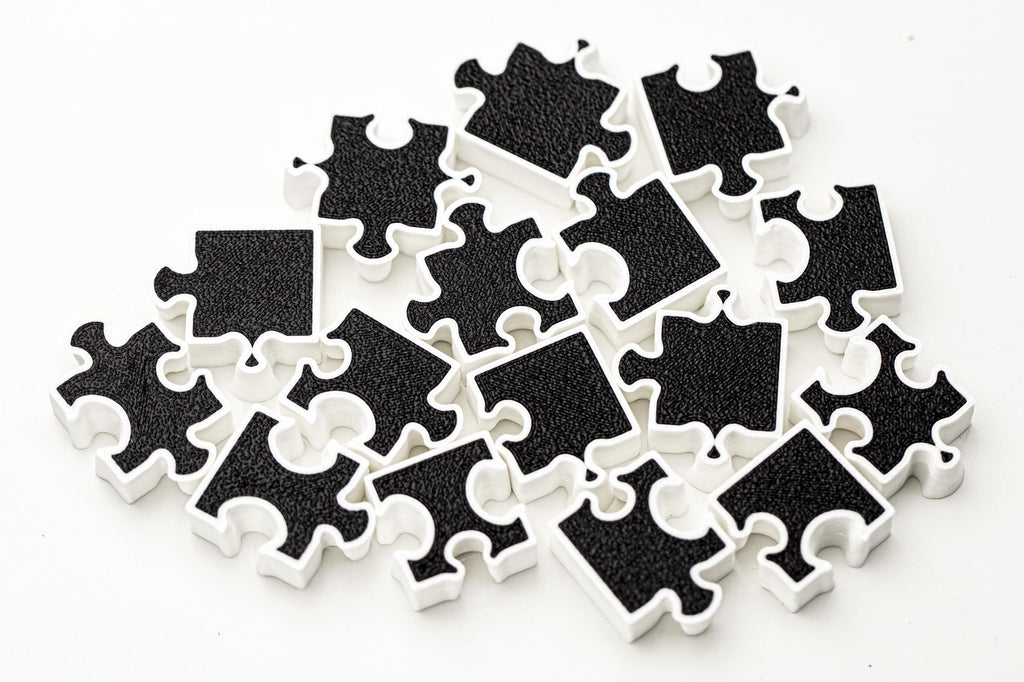 Sixteen piece Jigsaw. Much harder than it looks.