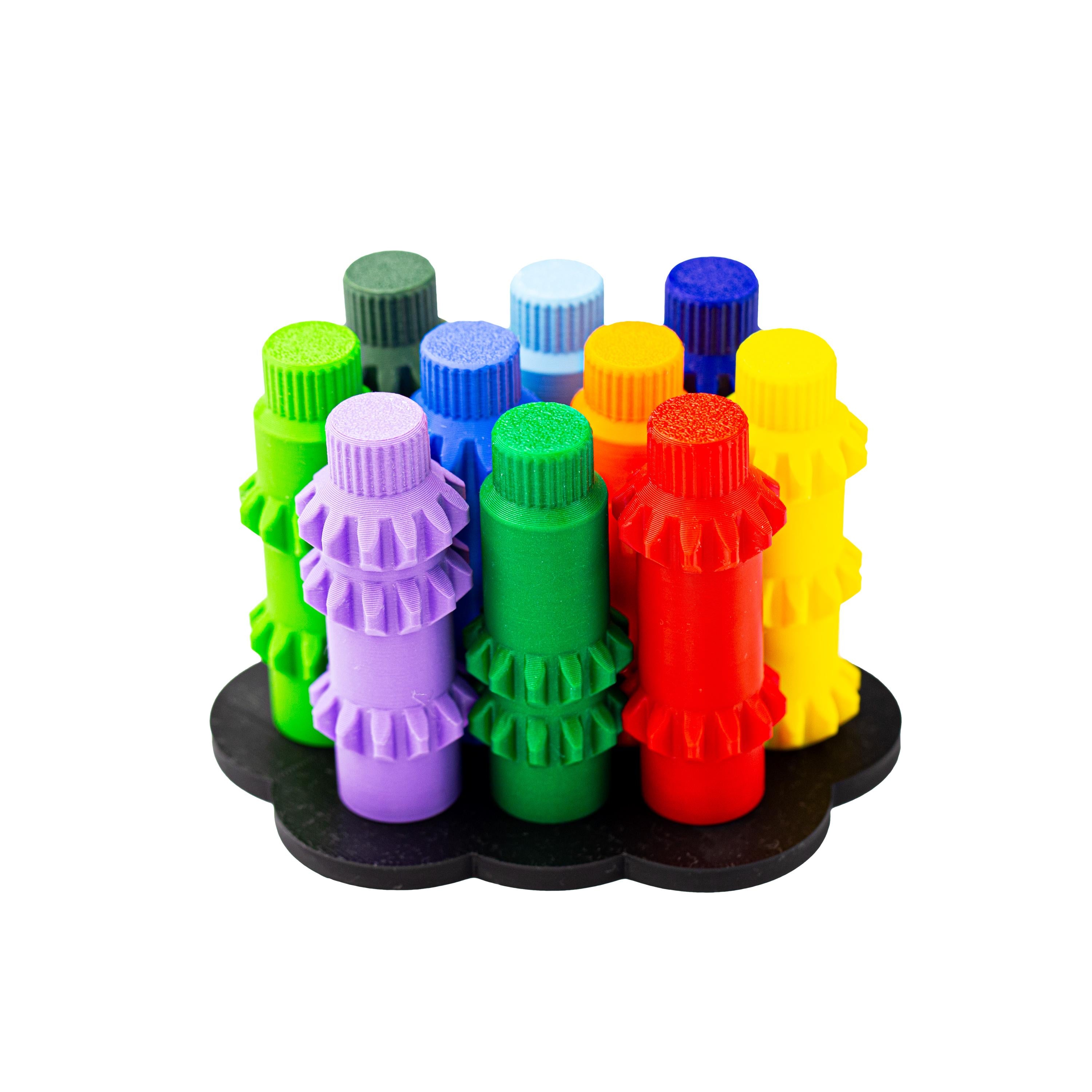 Unstuck Gears puzzle. Make all gears move at the same time.