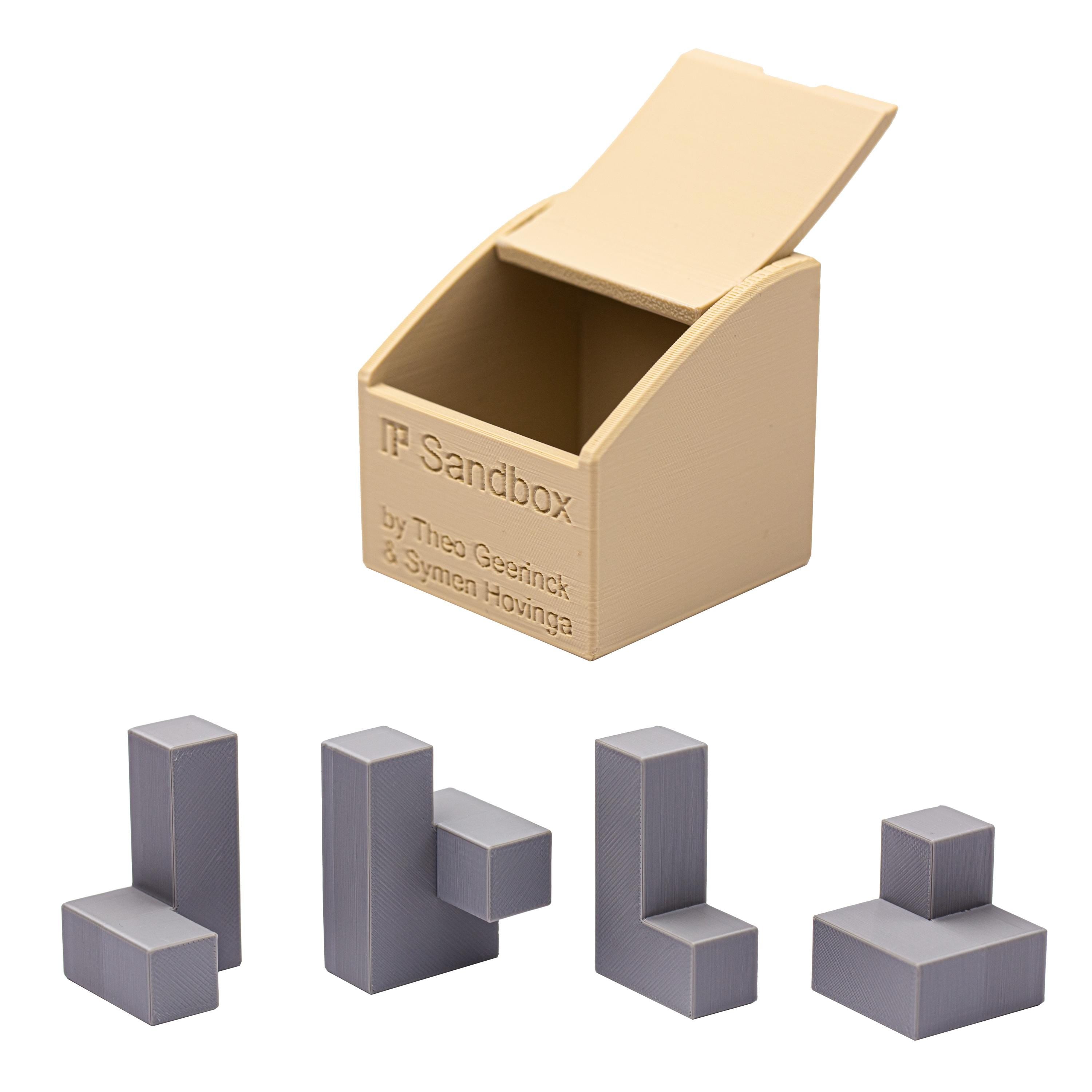 Sandbox. Fit all parts inside.
