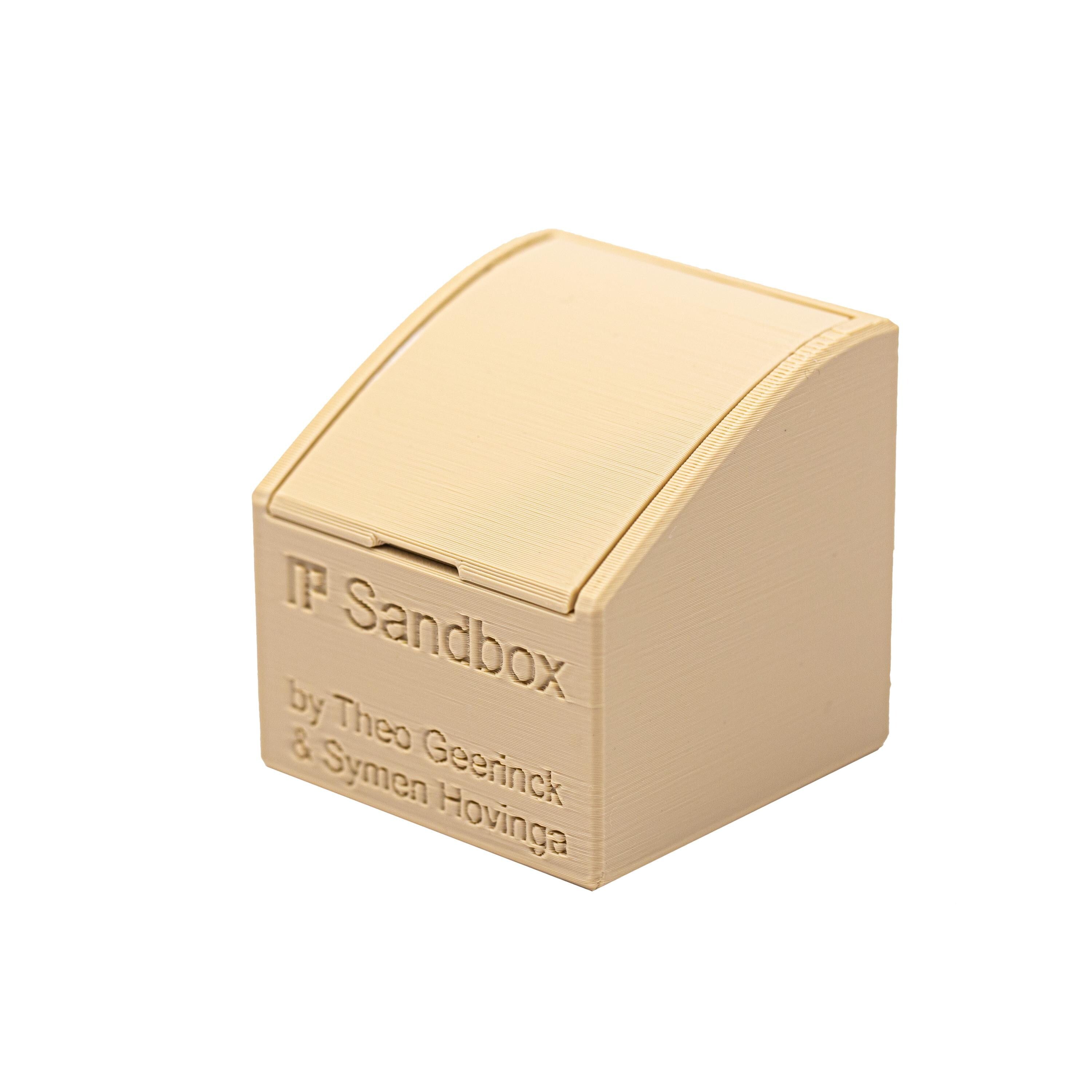 Sandbox. Fit all parts inside.
