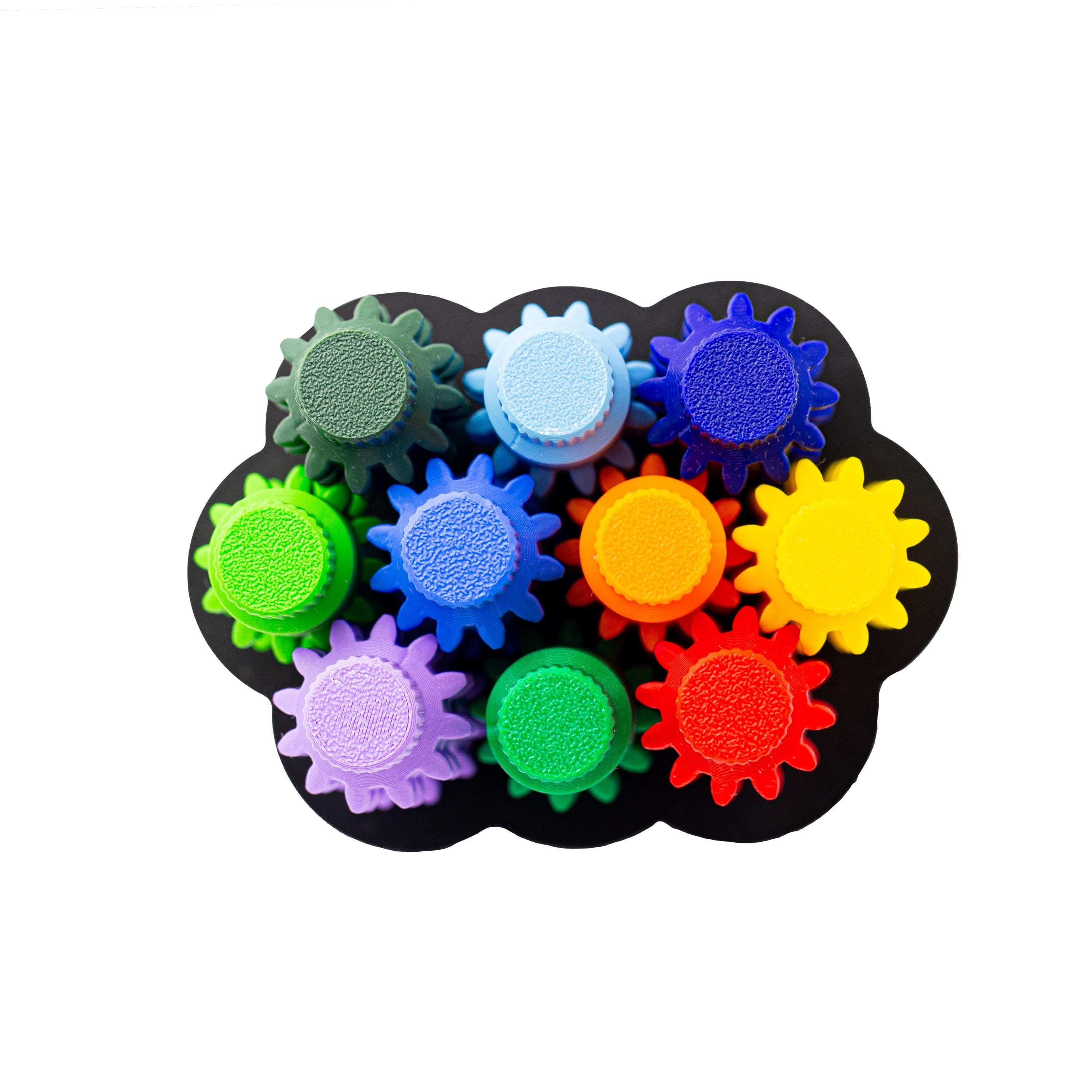 Unstuck Gears puzzle. Make all gears move at the same time.