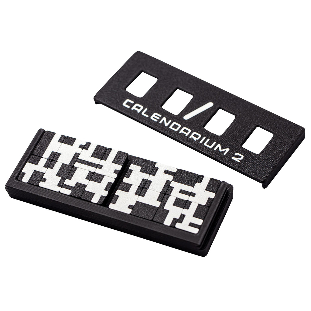 Calendarium puzzle. 365+ possible dates and solutions.