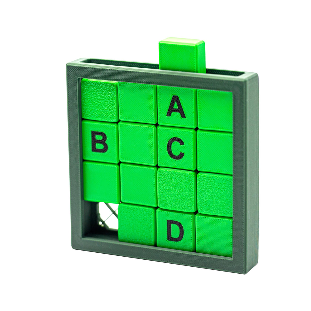Chained Square. Can you fit the puzzle into a frame?