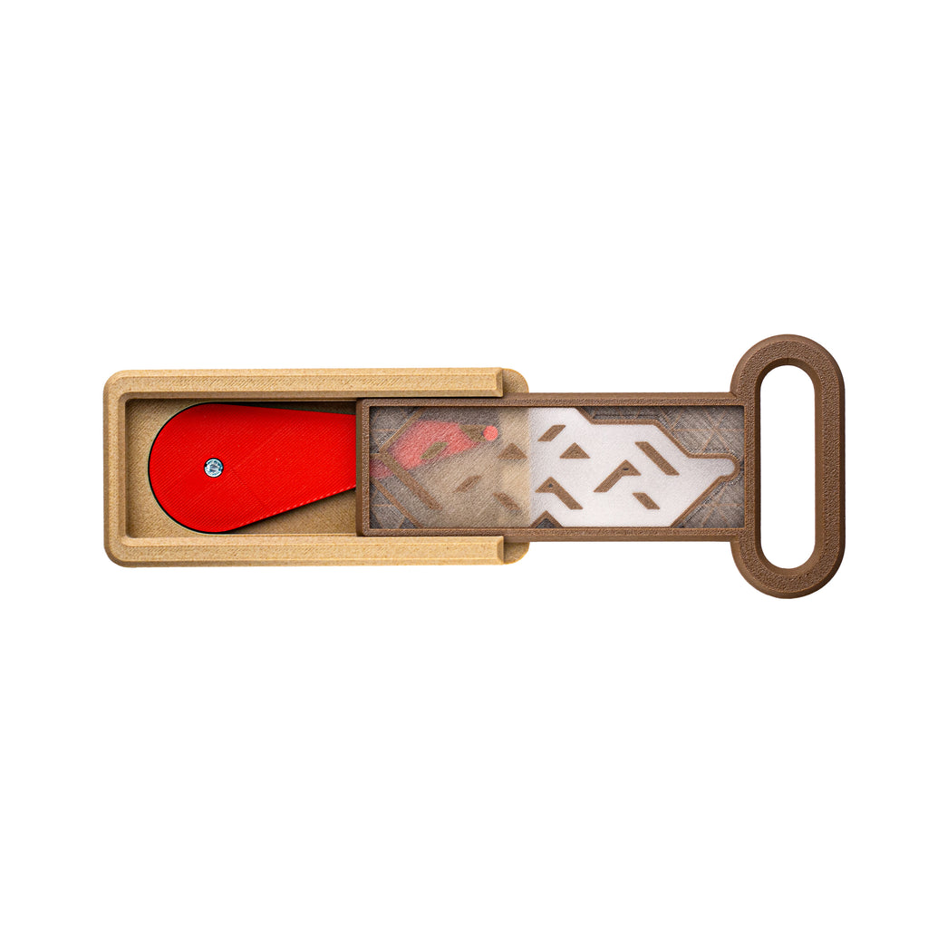 Hysteresis Key – Precision Maze Key Puzzle by Oskar van Deventer