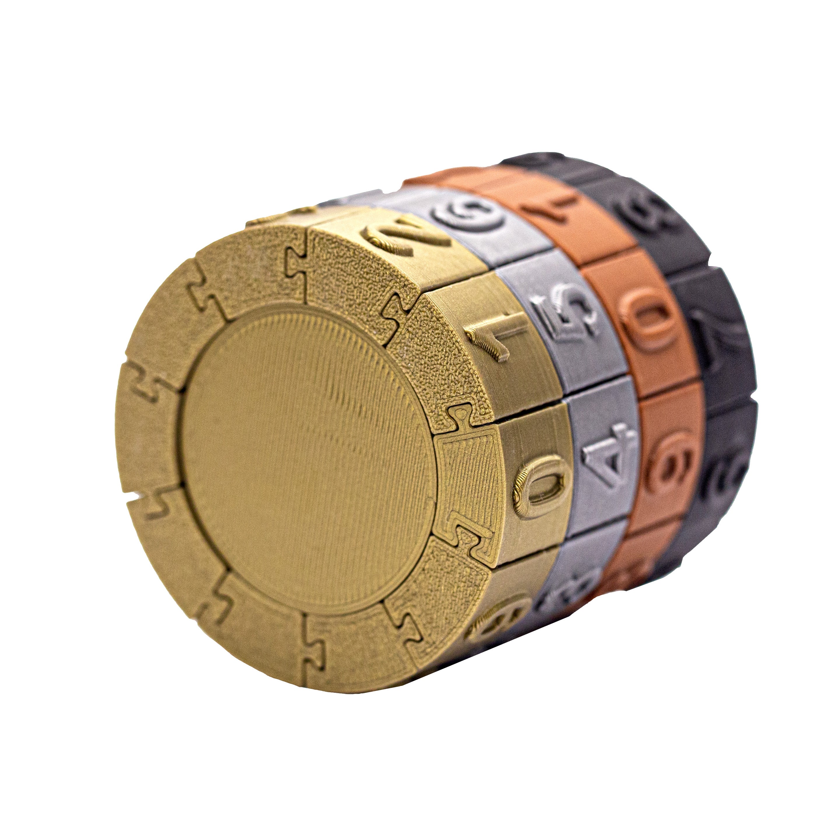 Kombi Too - Four ring combination lock with a twist