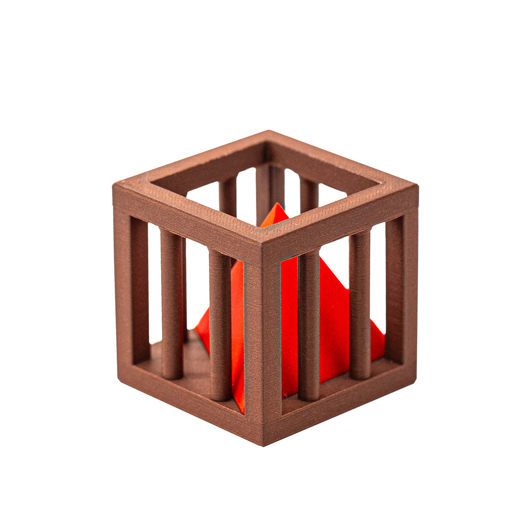 Pyramid in a Cage