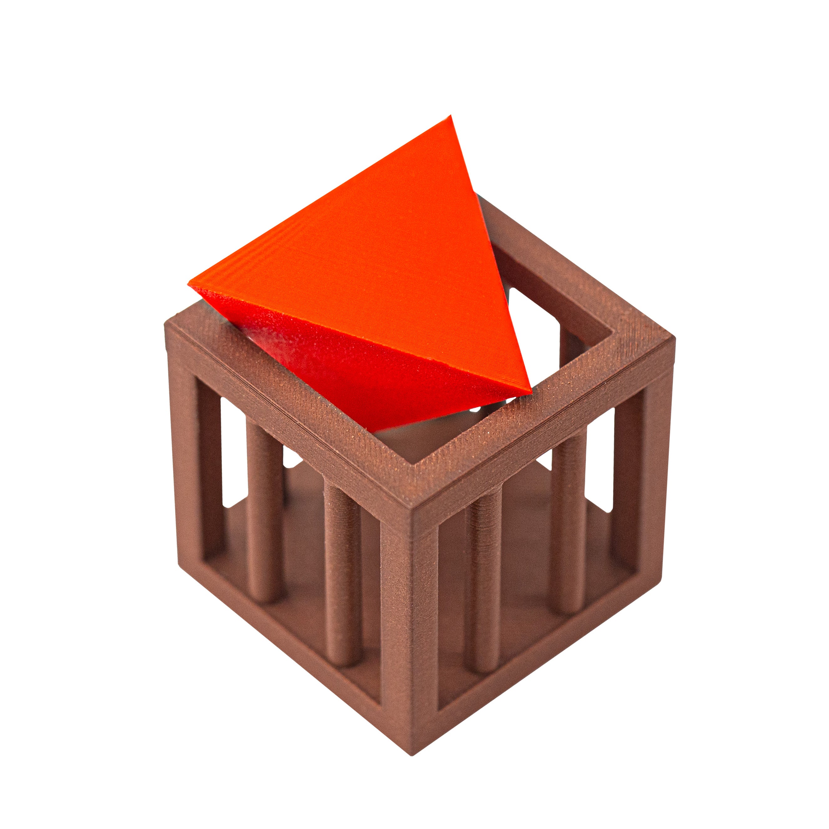 Pyramid in a Cage