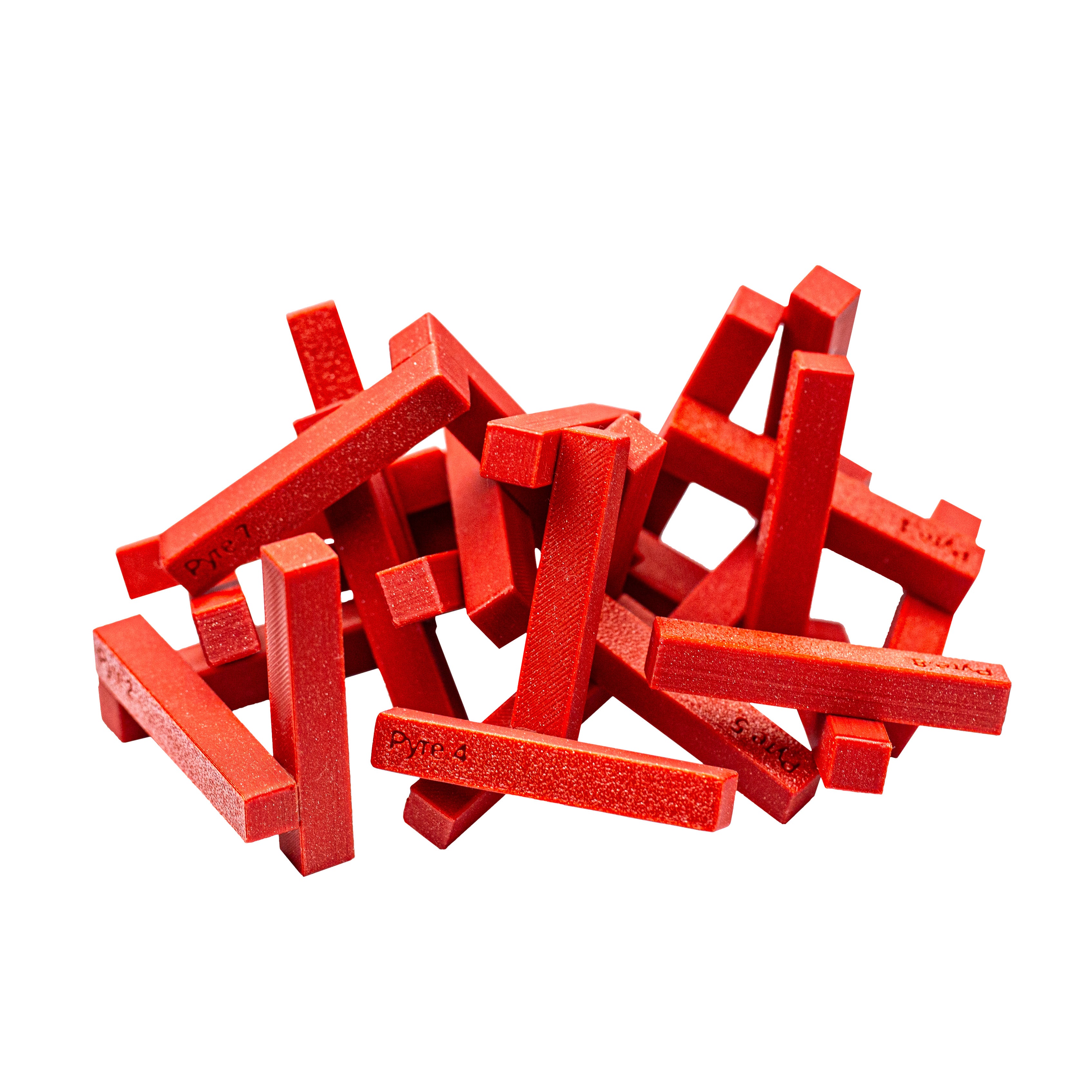 Pyre puzzle. Make a cube.