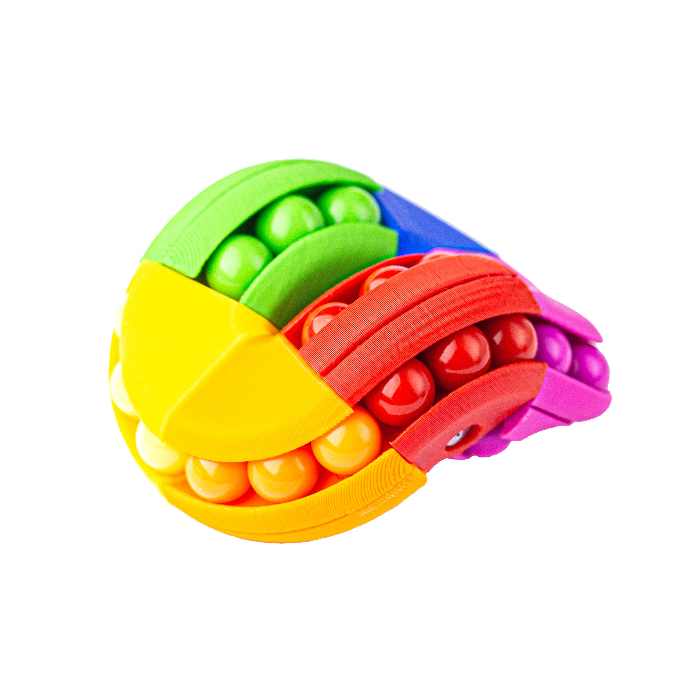 Rainbowlabacus Color Sorting Twisty Puzzle | Brain Teaser by Oskar van Deventer