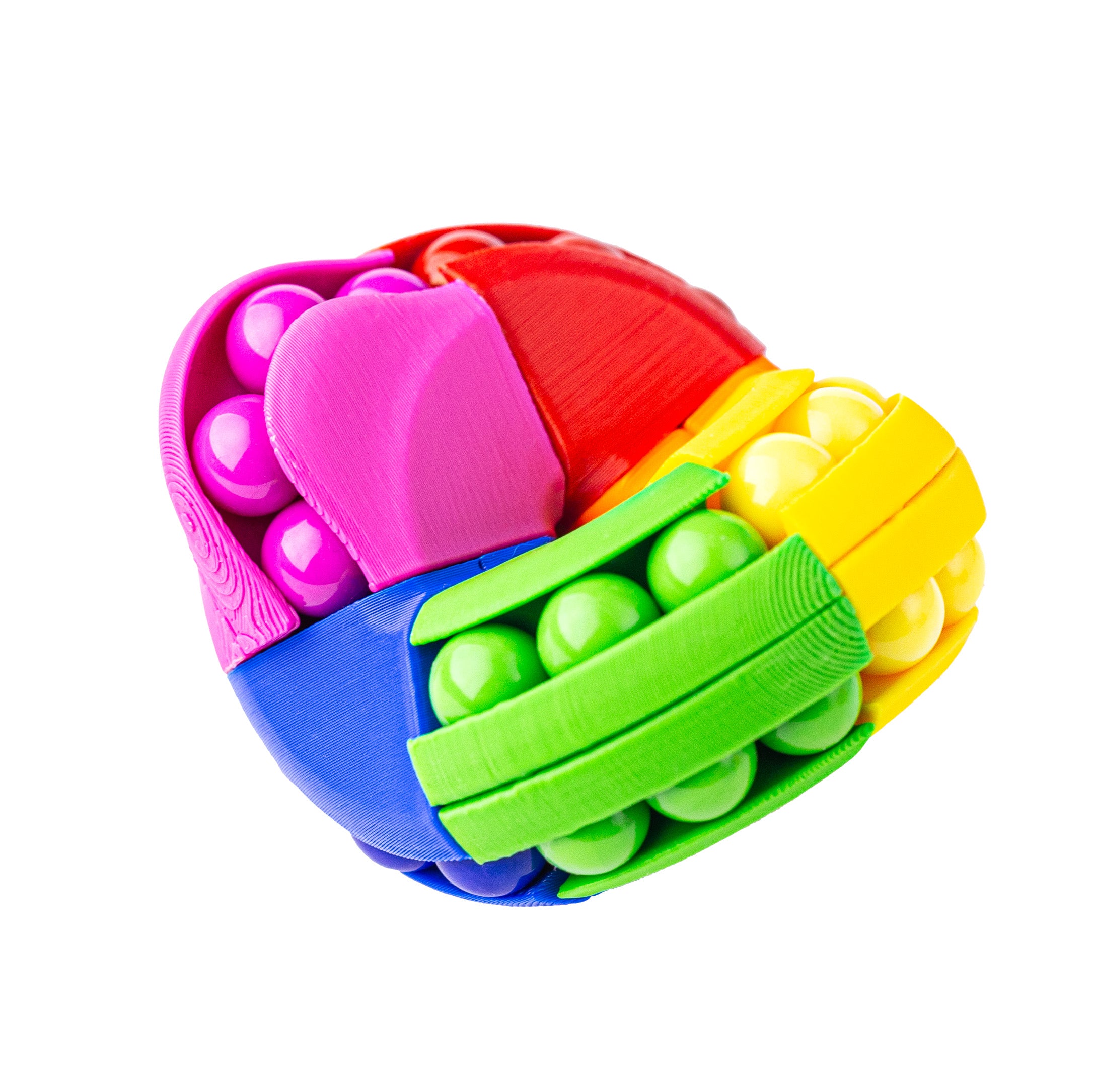 Rainbowlabacus Color Sorting Twisty Puzzle | Brain Teaser by Oskar van Deventer