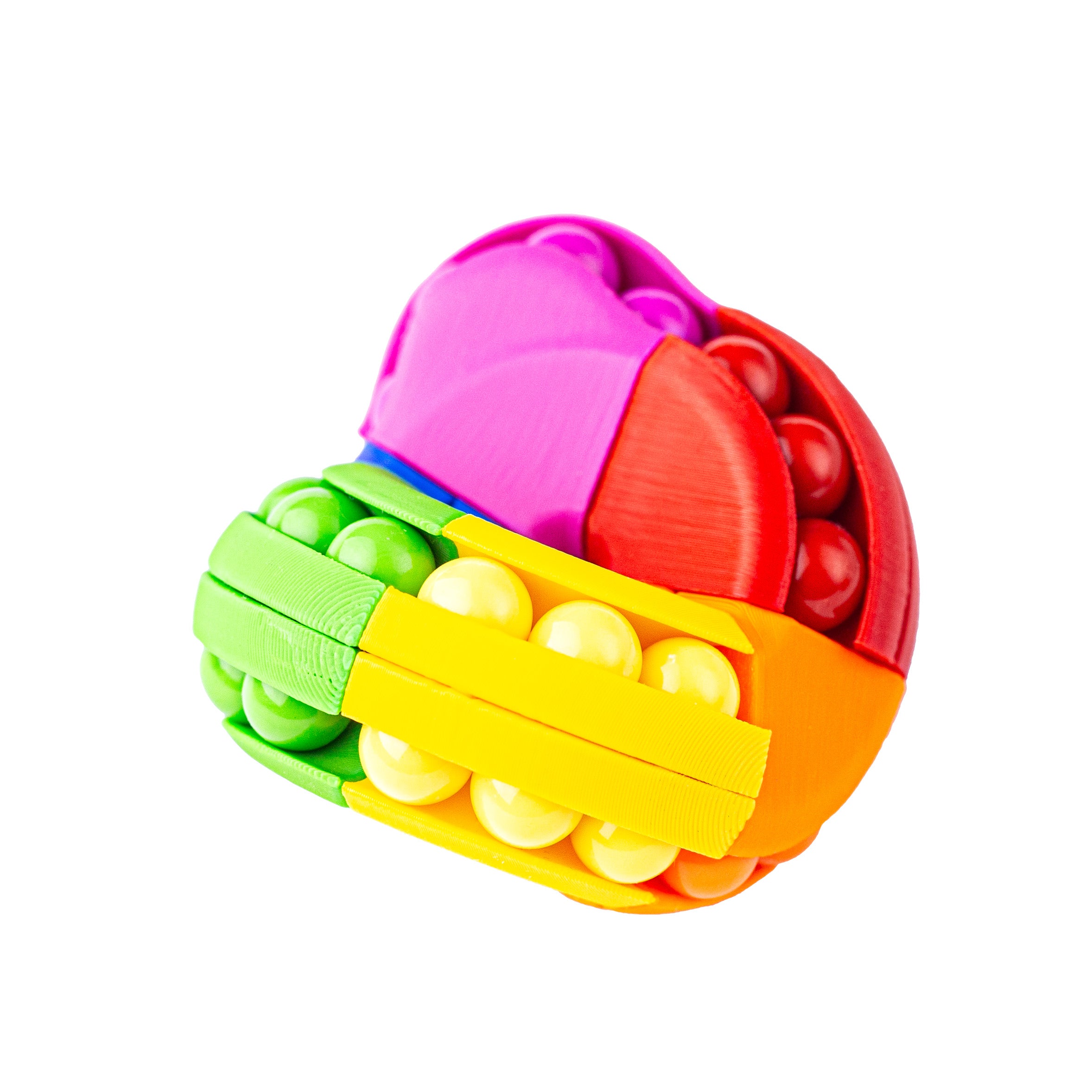 Rainbowlabacus Color Sorting Twisty Puzzle | Brain Teaser by Oskar van Deventer