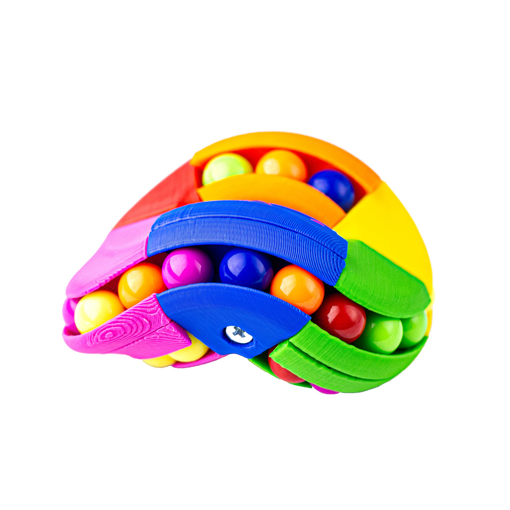 Rainbowlabacus Color Sorting Twisty Puzzle | Brain Teaser by Oskar van Deventer