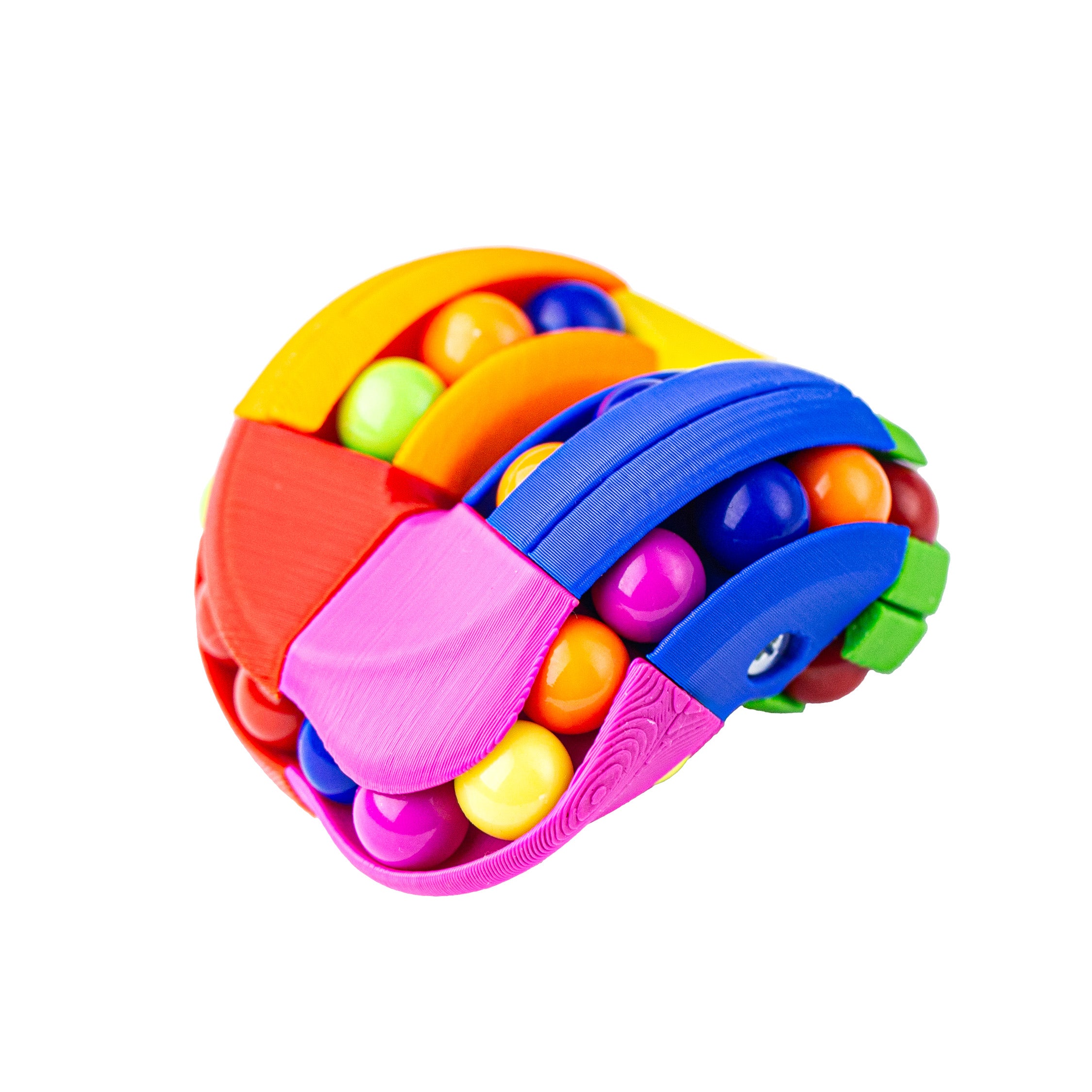 Rainbowlabacus Color Sorting Twisty Puzzle | Brain Teaser by Oskar van Deventer