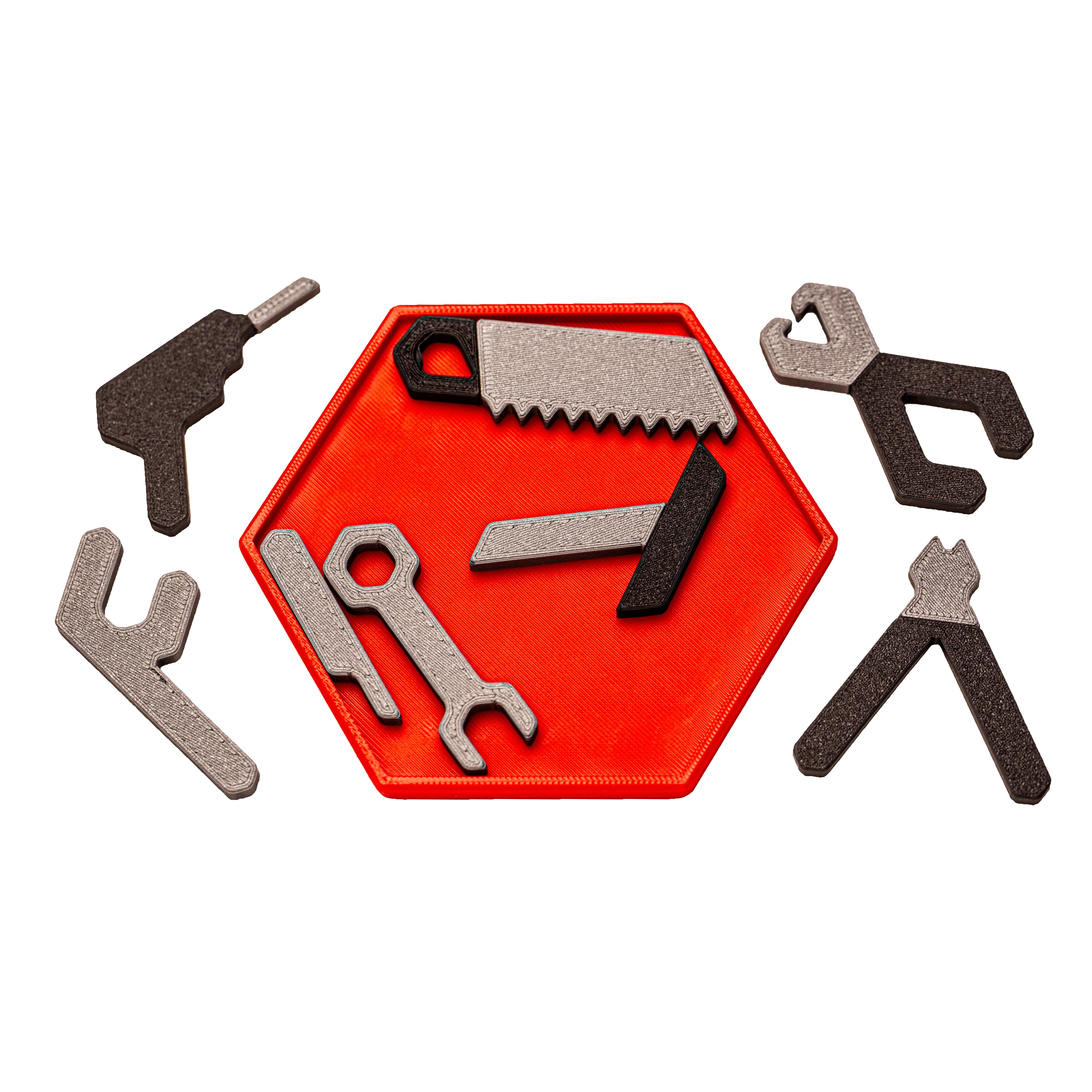Tool Tray Puzzle – Tricky Packing Brain Teaser Gift for Mechanics & Puzzle Lovers
