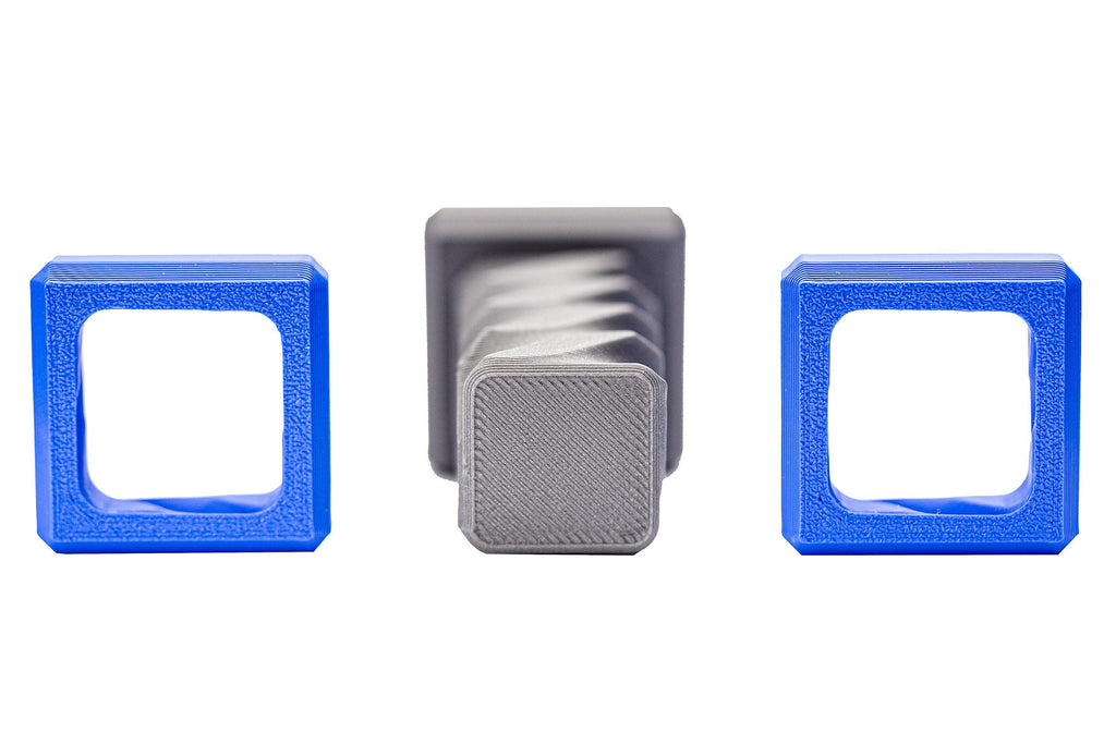 Impossible square nut and screw. Squarely Nuts.