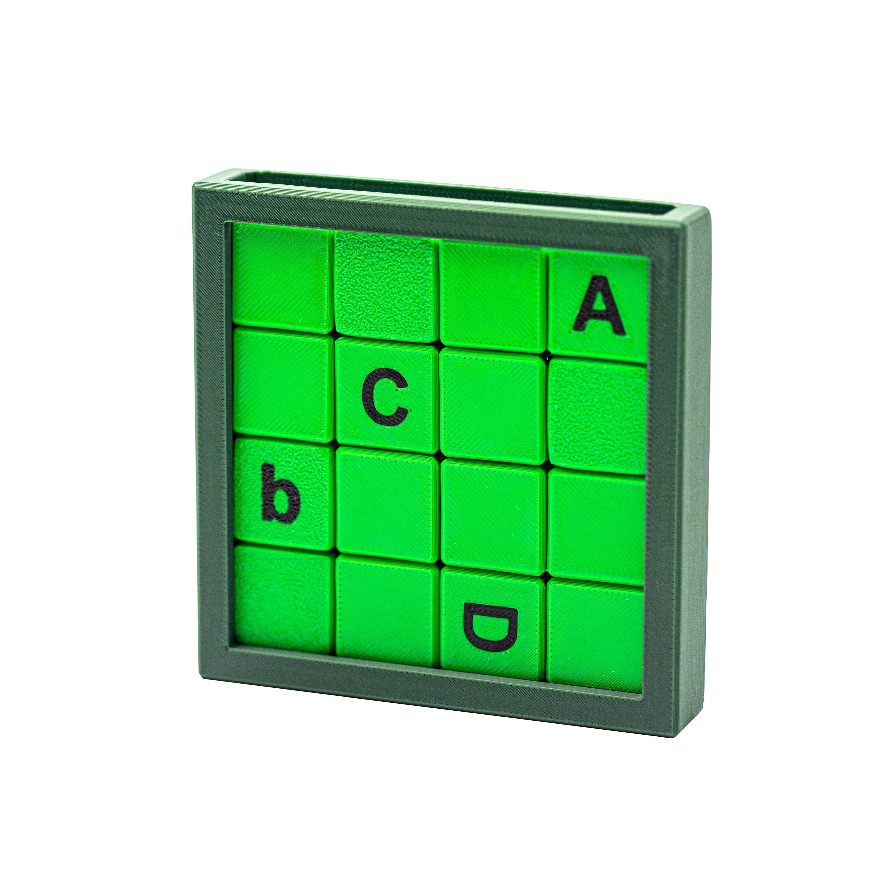 Chained Square. Can you fit the puzzle into a frame?